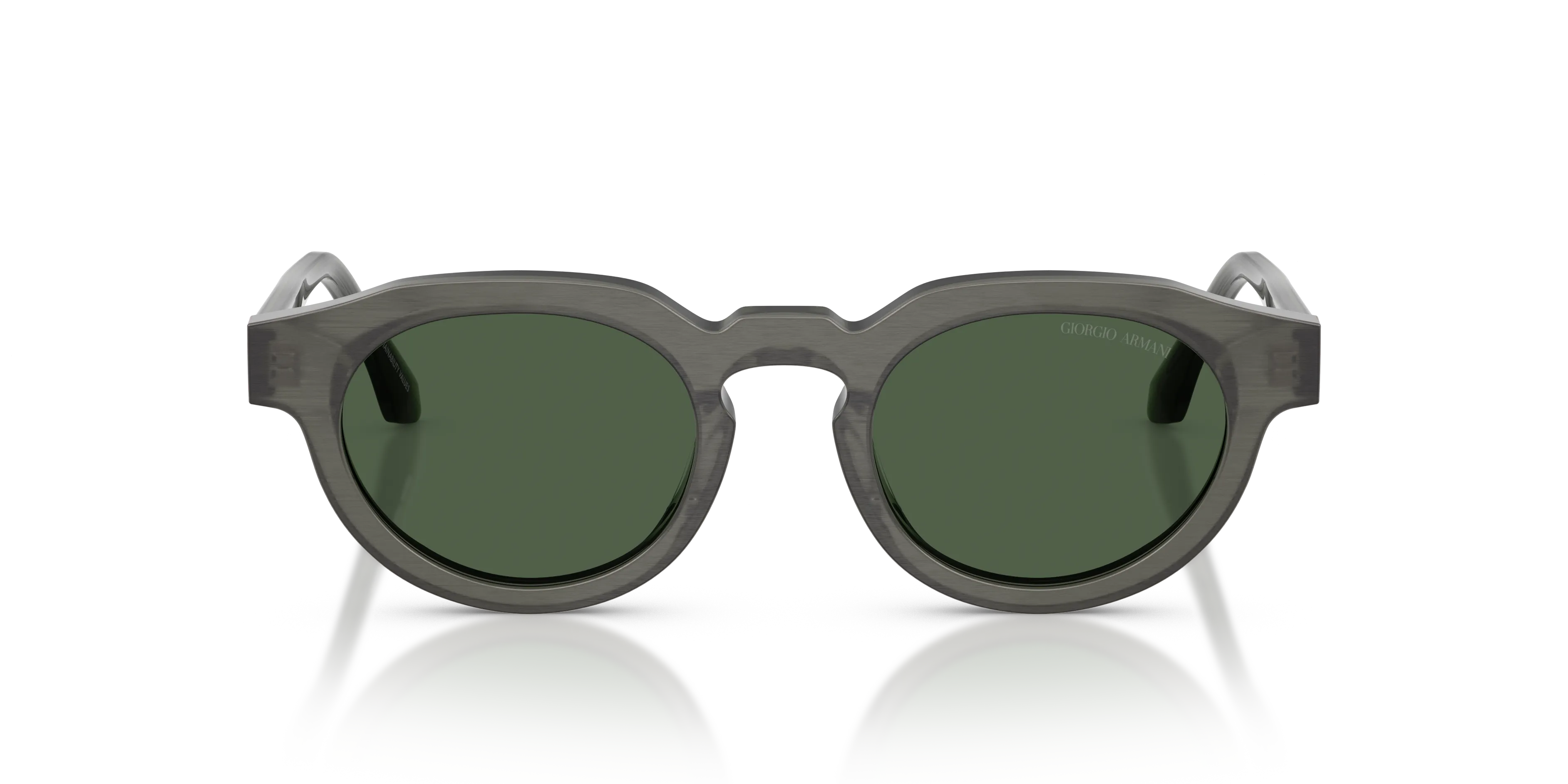 Giorgio Armani AR8255U 639671 Occhiali da sole Acetato Verde Verde Rotonda Normale - immagine 3