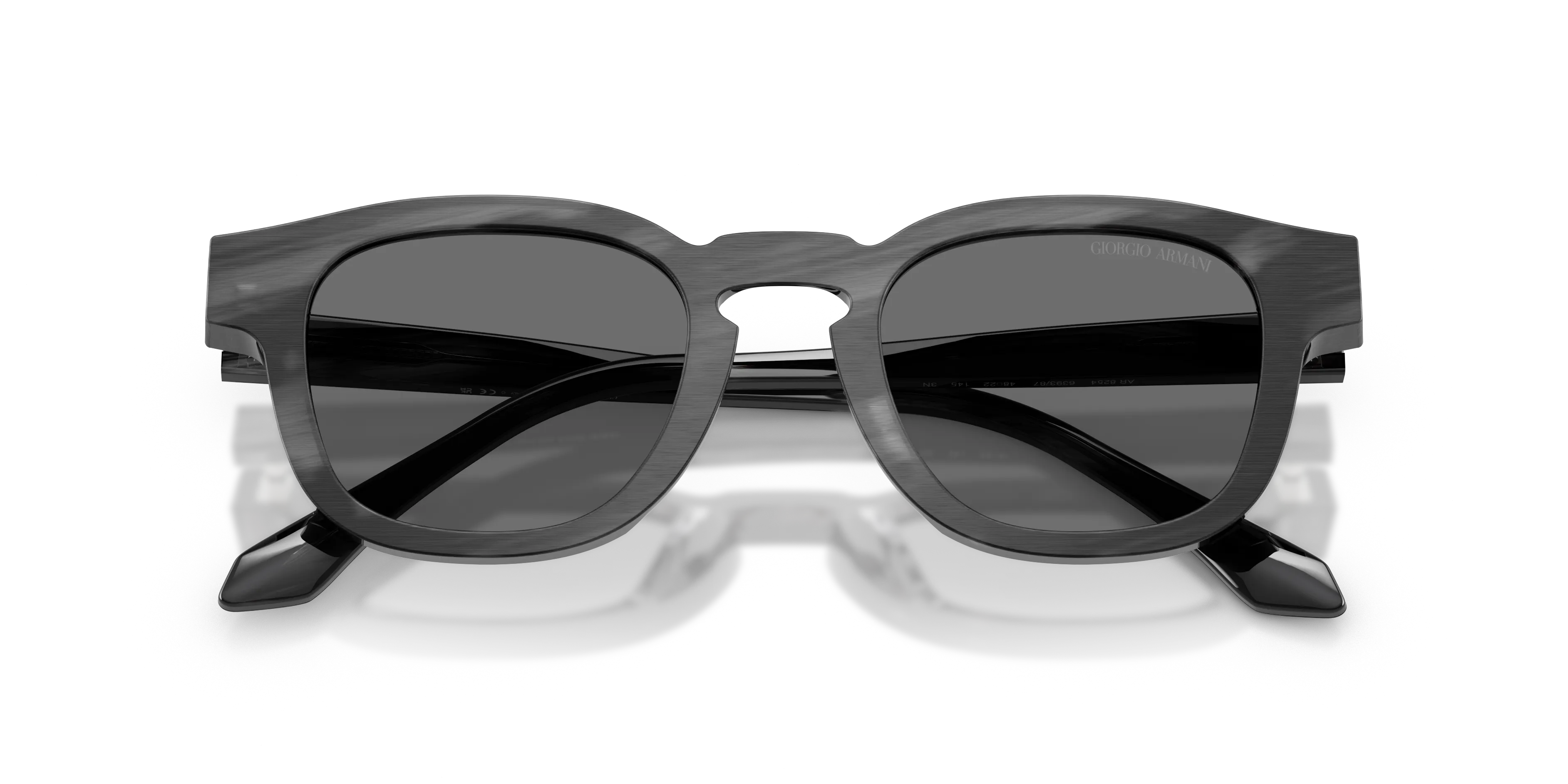 Giorgio Armani AR8254U 639387 Occhiali da sole Acetato Tartaruga Grigio Pillow Normale - immagine 2