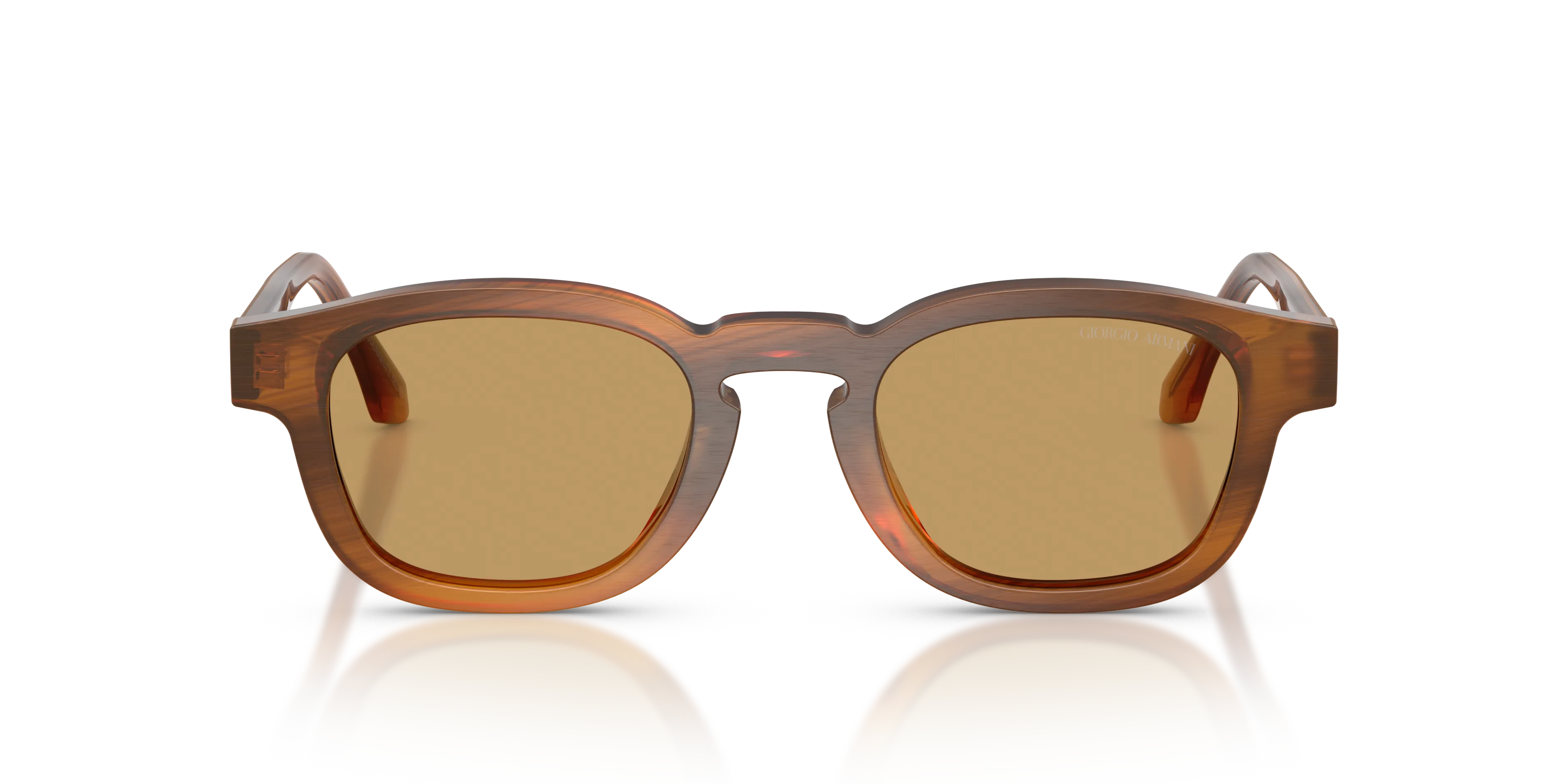 Giorgio Armani AR8254U 616373 Occhiali da sole Acetato Tartaruga Marrone Pillow Normale - immagine 3