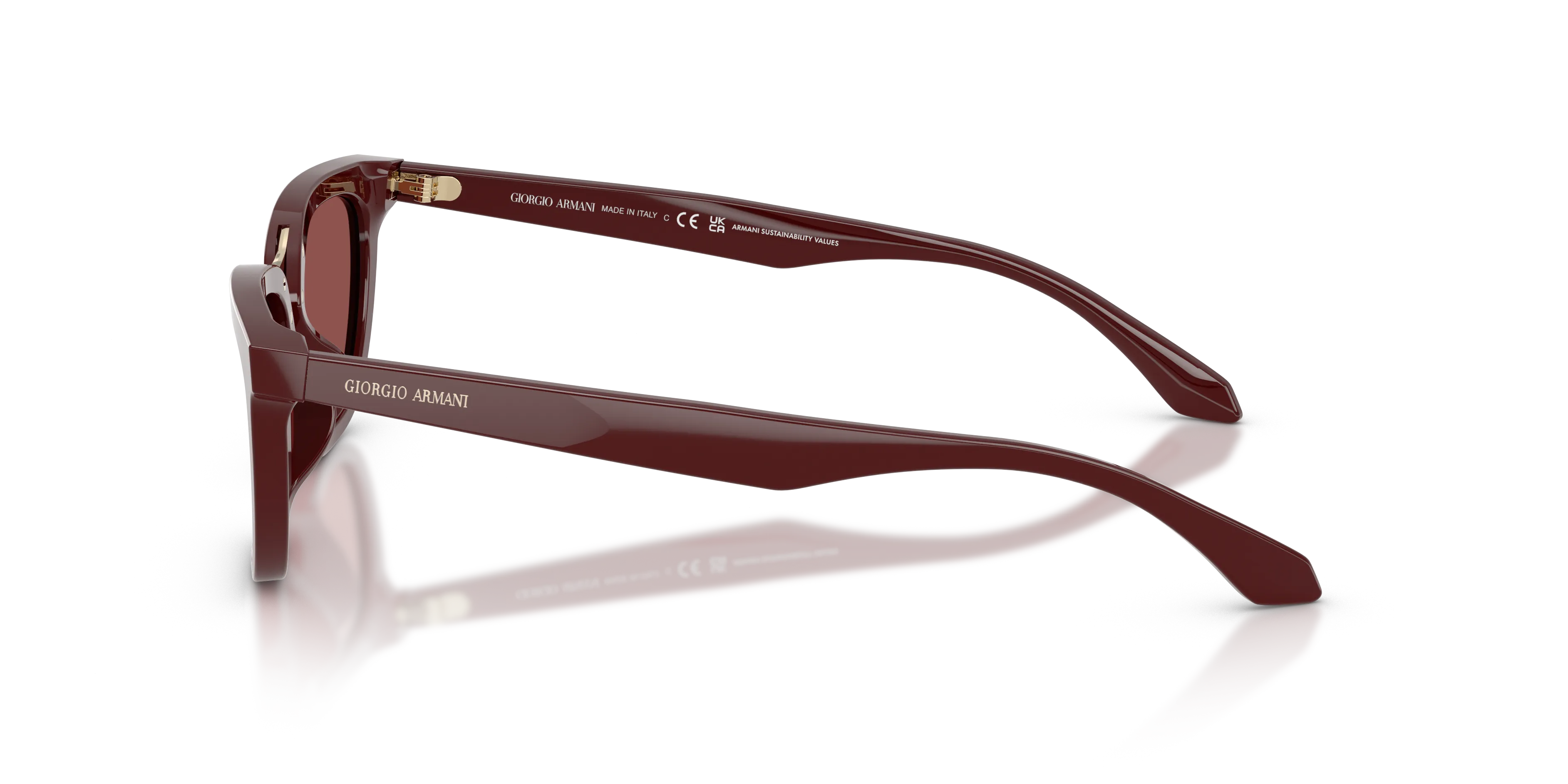 Giorgio Armani AR8253U 639775 Occhiali da sole Acetato Viola Viola Farfalla Normale - immagine 4