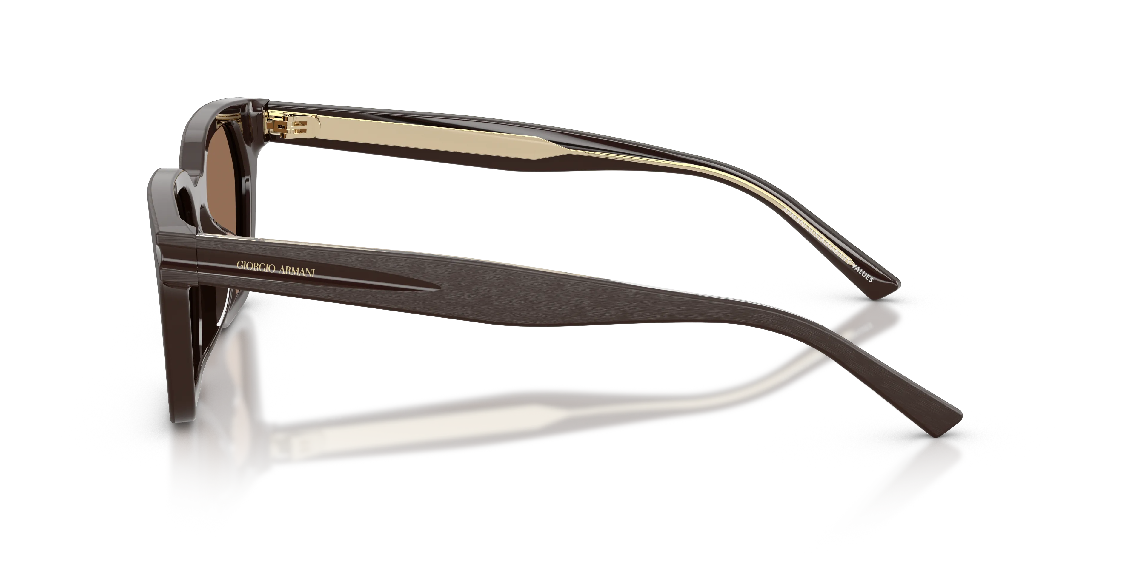 Giorgio Armani AR8251U 640273 Occhiali da sole Acetato Marrone Marrone Pillow Normale - immagine 4