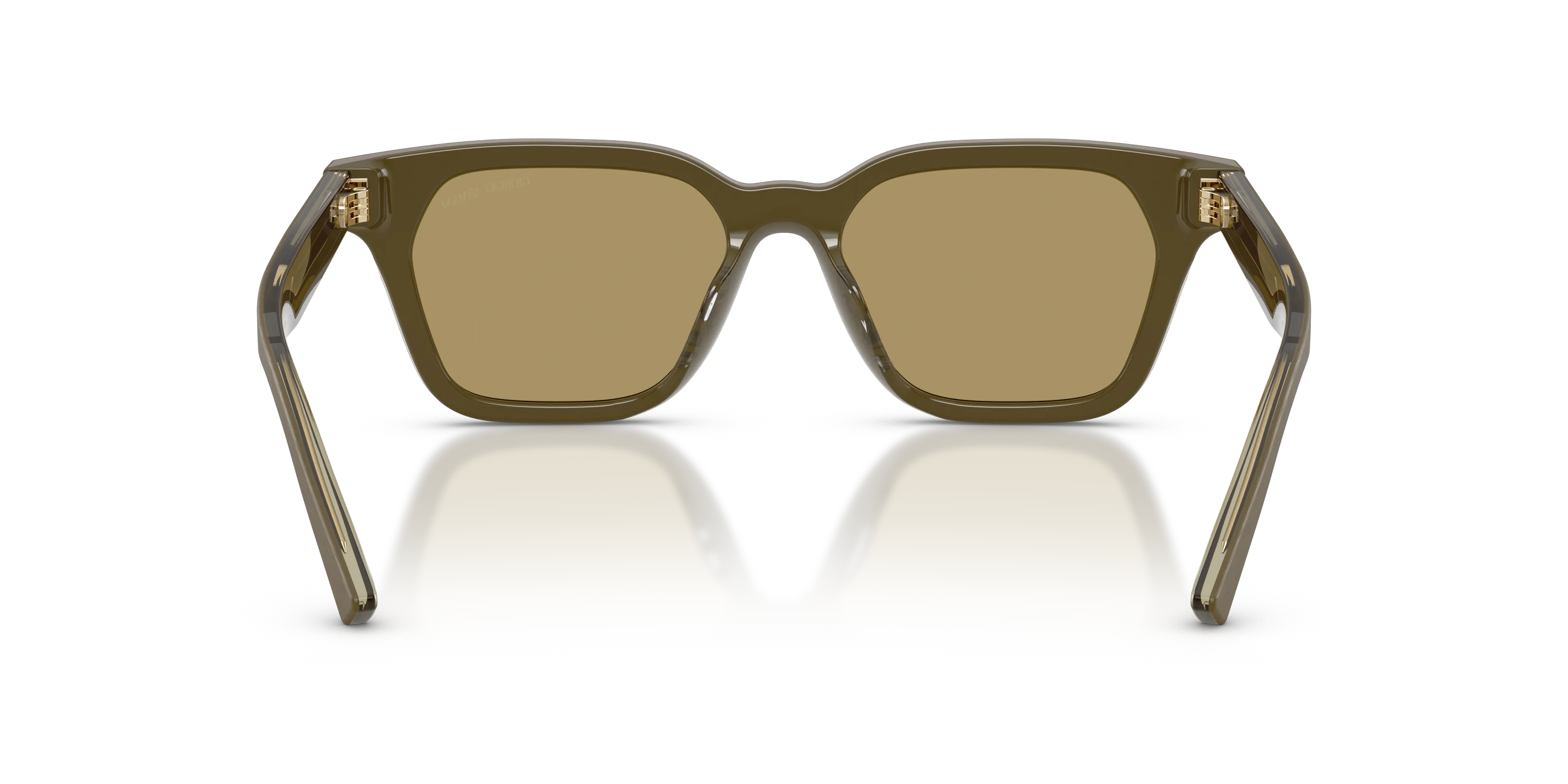 Giorgio Armani AR8251U 6401/2 Occhiali da sole Acetato Verde Verde Pillow Normale - immagine 4