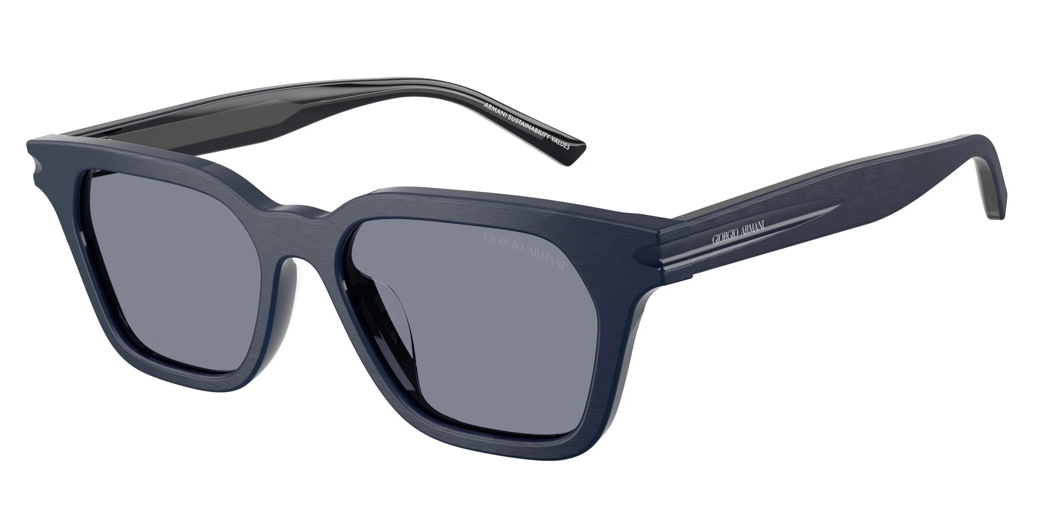 Giorgio Armani AR8251U 603919 Occhiali da sole Acetato Blu Blu Pillow Normale - immagine 1