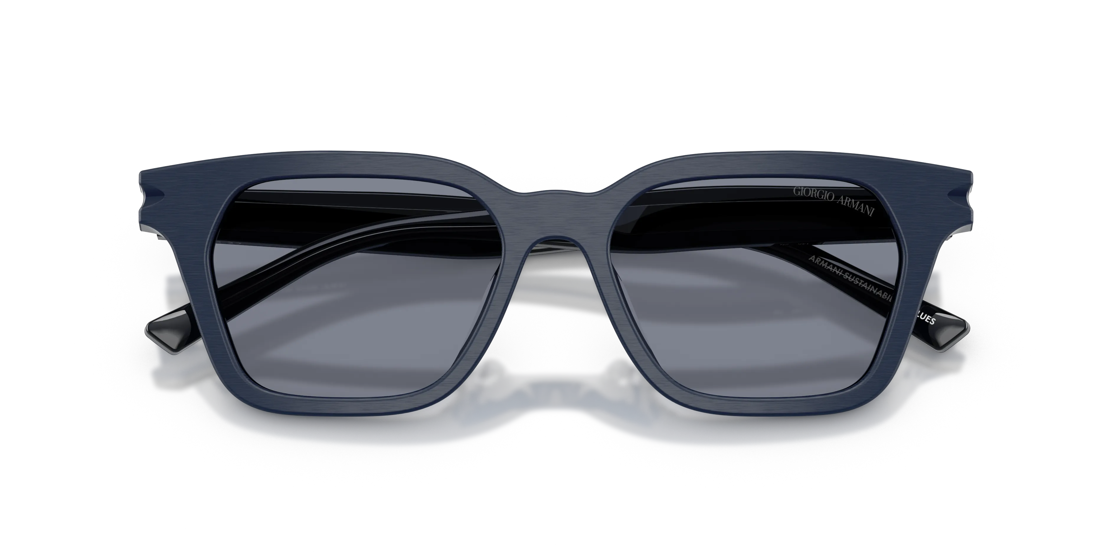 Giorgio Armani AR8251U 603919 Occhiali da sole Acetato Blu Blu Pillow Normale - immagine 2