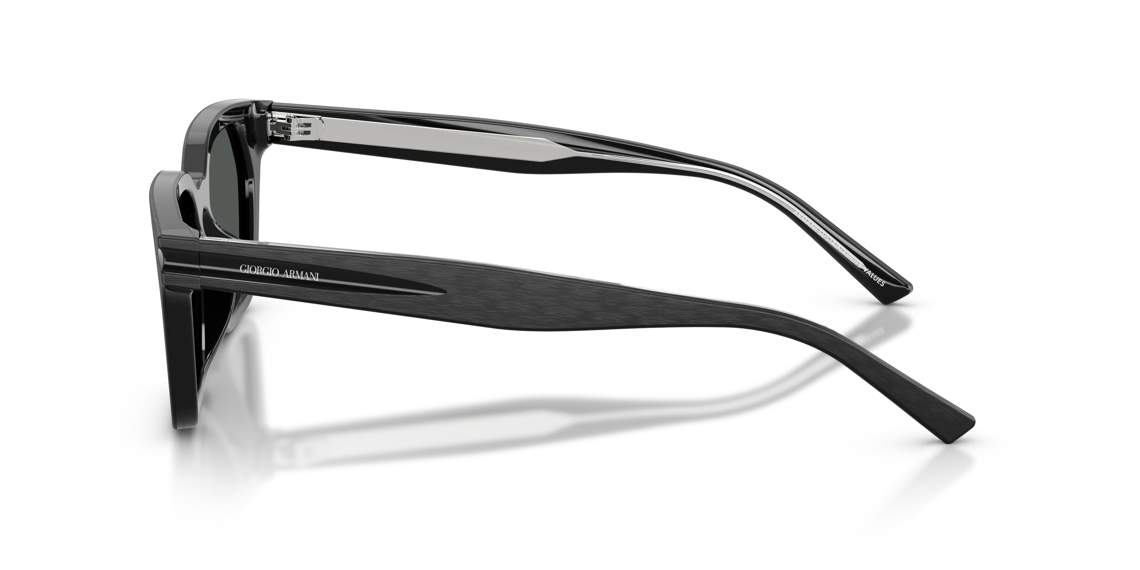 Giorgio Armani AR8251U 500987 Occhiali da sole Acetato Nero Grigio Pillow Normale - immagine 4
