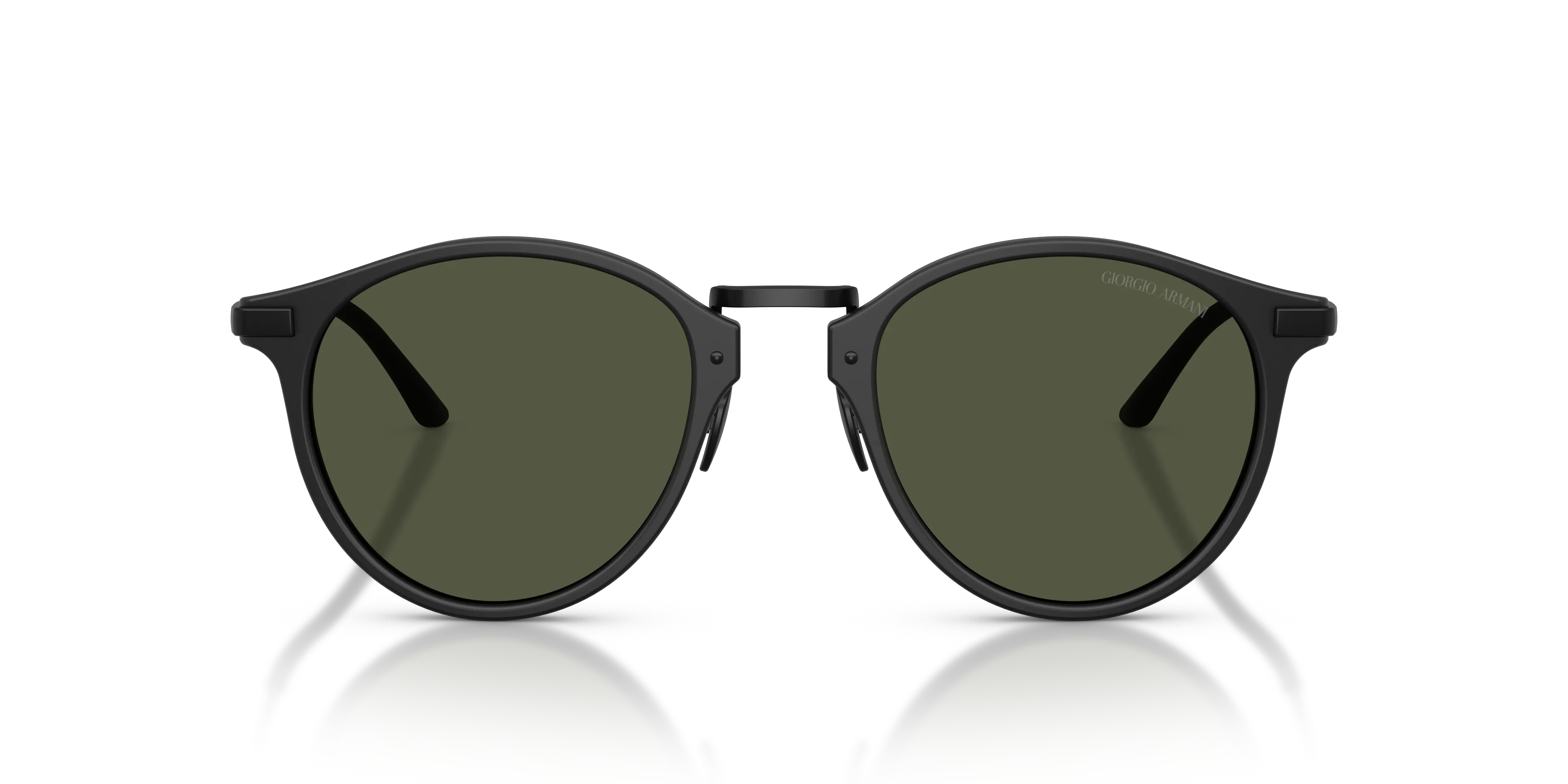 Giorgio Armani AR8250 500931 Occhiali da sole Acetato Nero Verde Pantos Normale - immagine 3