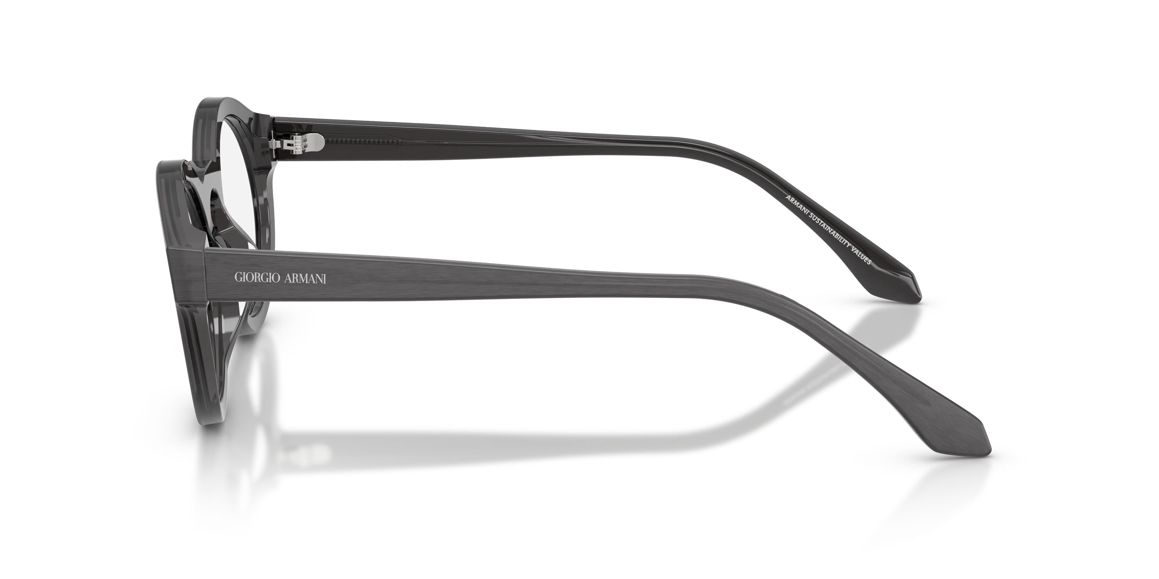 Giorgio Armani AR7292U 6395 Montature da vista Acetato Tartaruga Trasparente Pantos Normale - immagine 4