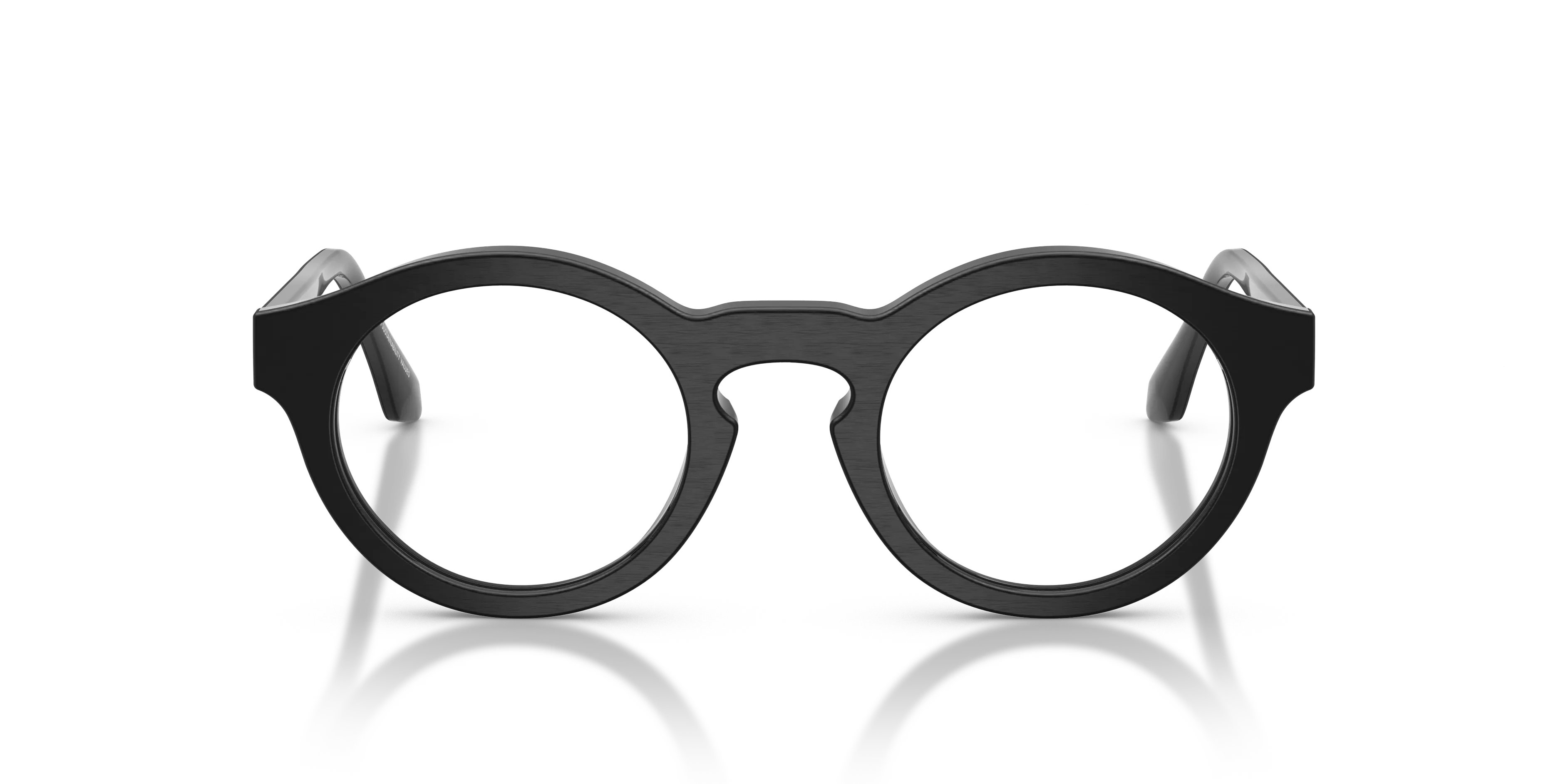 Giorgio Armani AR7292U 5009 Montature da vista Acetato Nero Trasparente Pantos Normale - immagine 3