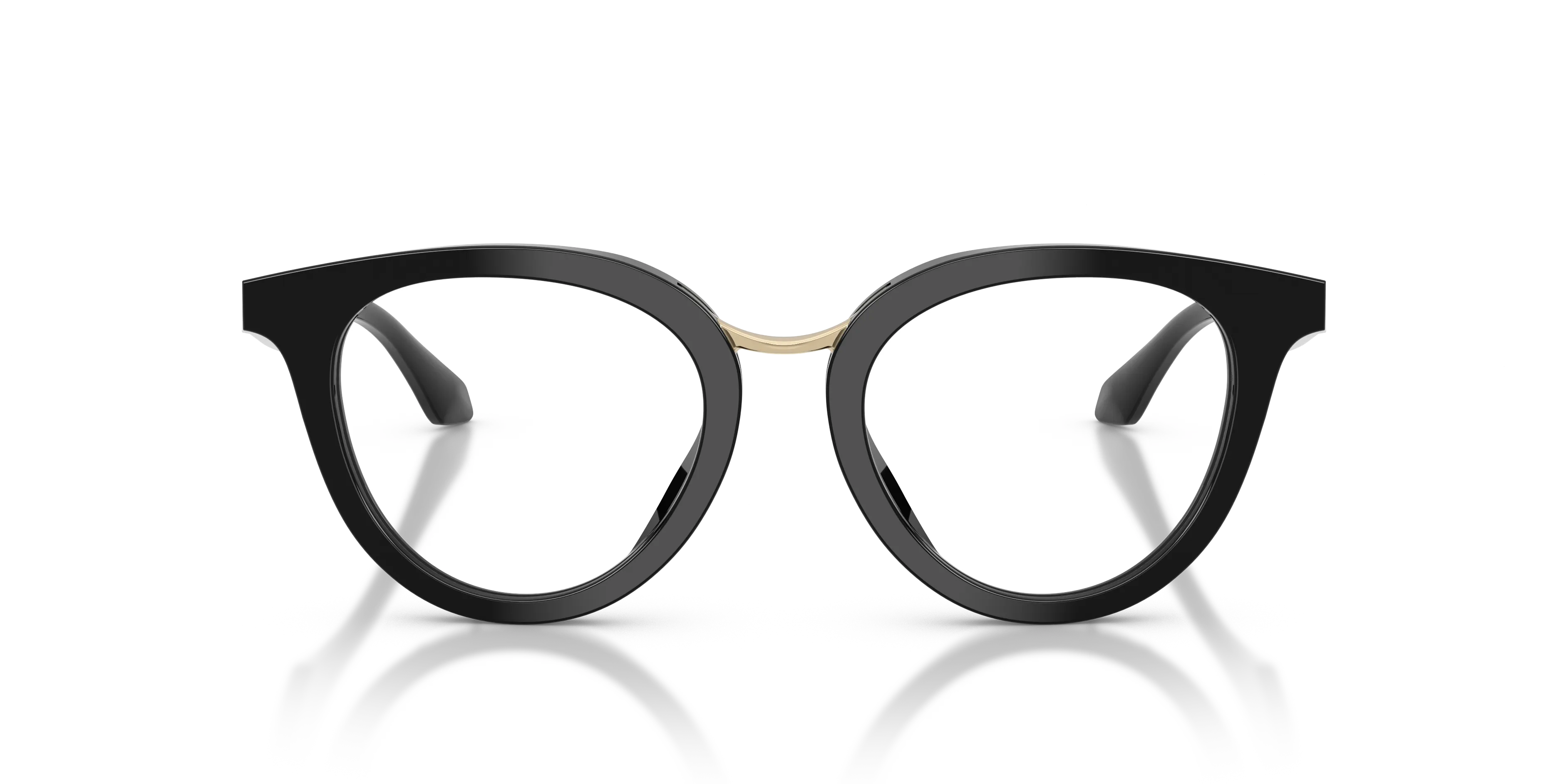 Giorgio Armani AR7289U 5017 Montature da vista Acetato Nero Trasparente Rotonda Normale - immagine 3