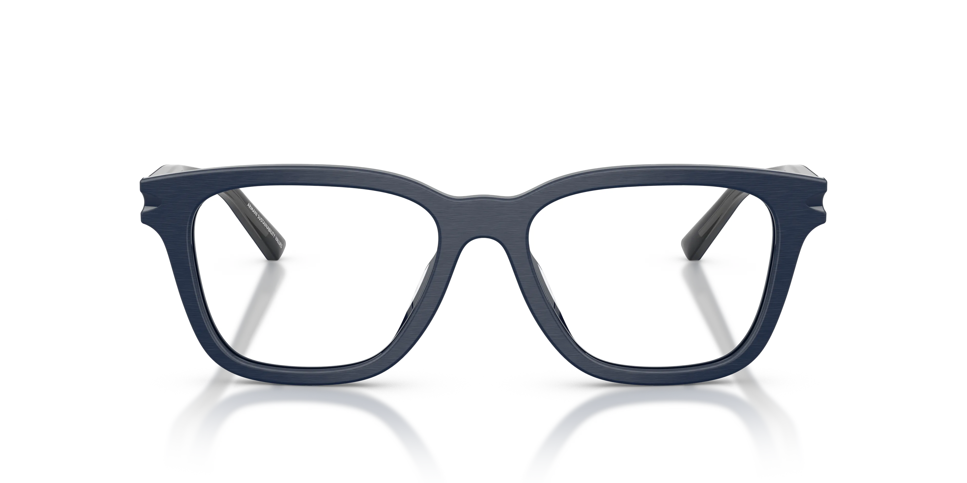 Giorgio Armani AR7288U 6039 Montature da vista Acetato Blu Trasparente Pillow Normale - immagine 3