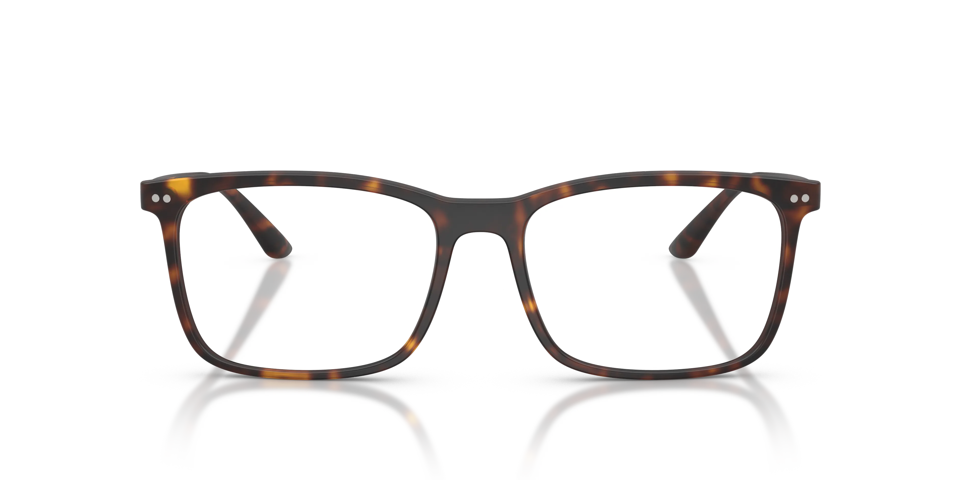 Giorgio Armani AR7122 6417 Montature da vista Nylon Tartaruga Trasparente Squadrata Normale - immagine 3