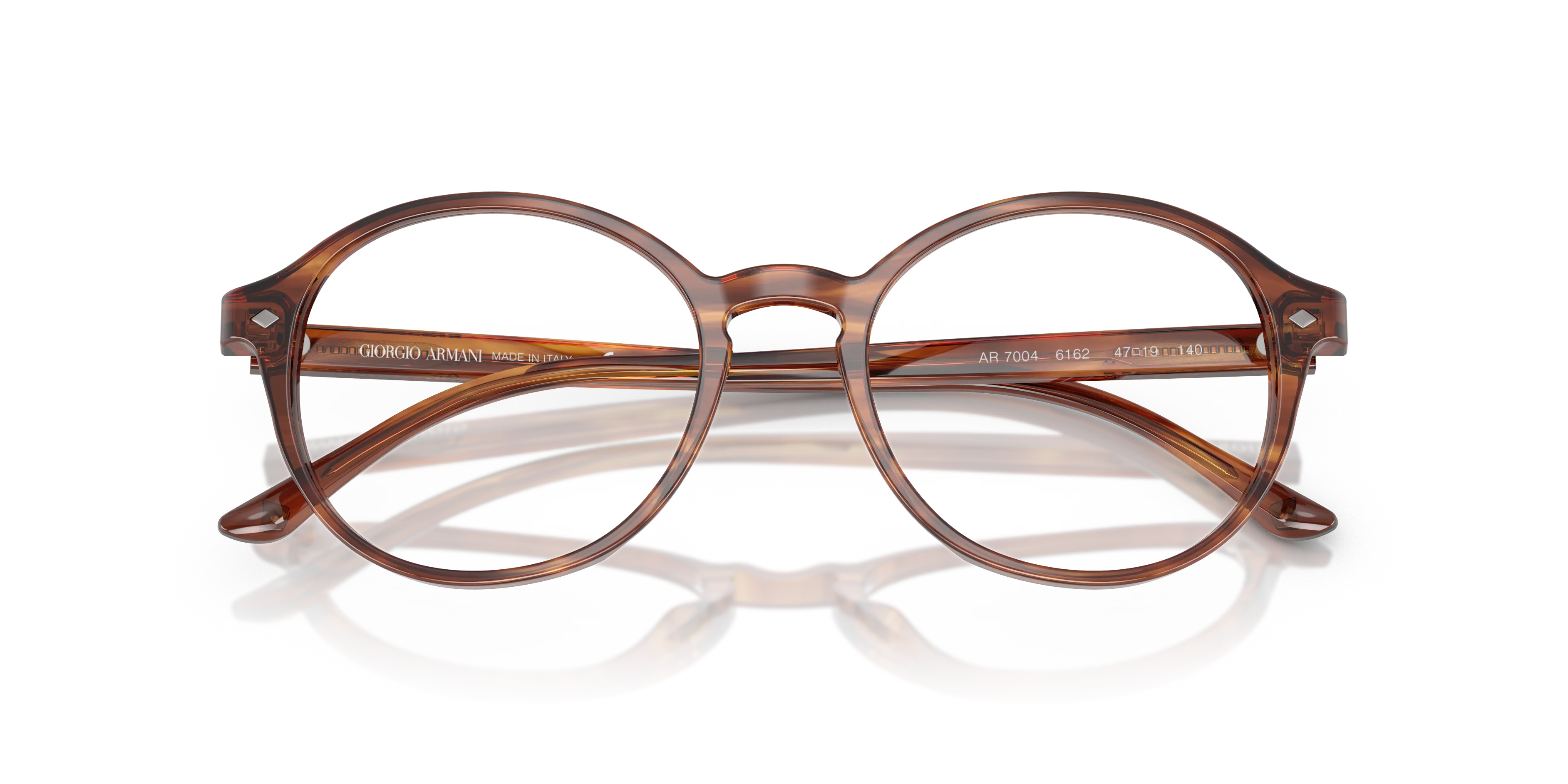 Giorgio Armani AR7004 6162 Montature da vista Acetato Tartaruga Trasparente Pantos Normale - immagine 2