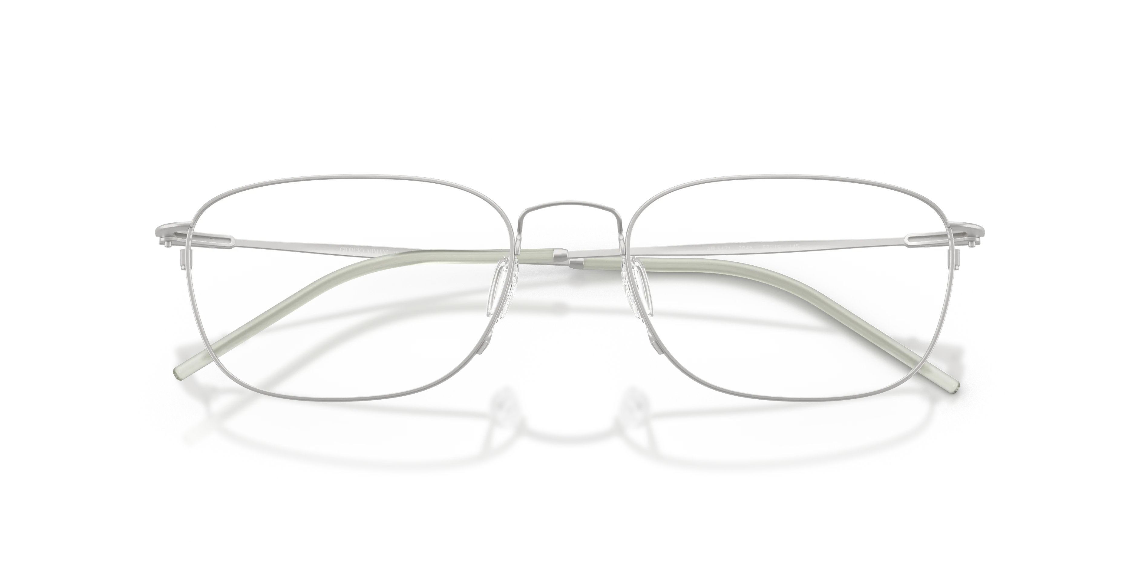 Giorgio Armani AR5171 3045 Montature da vista Metallo Argento Trasparente Pillow Normale - immagine 2