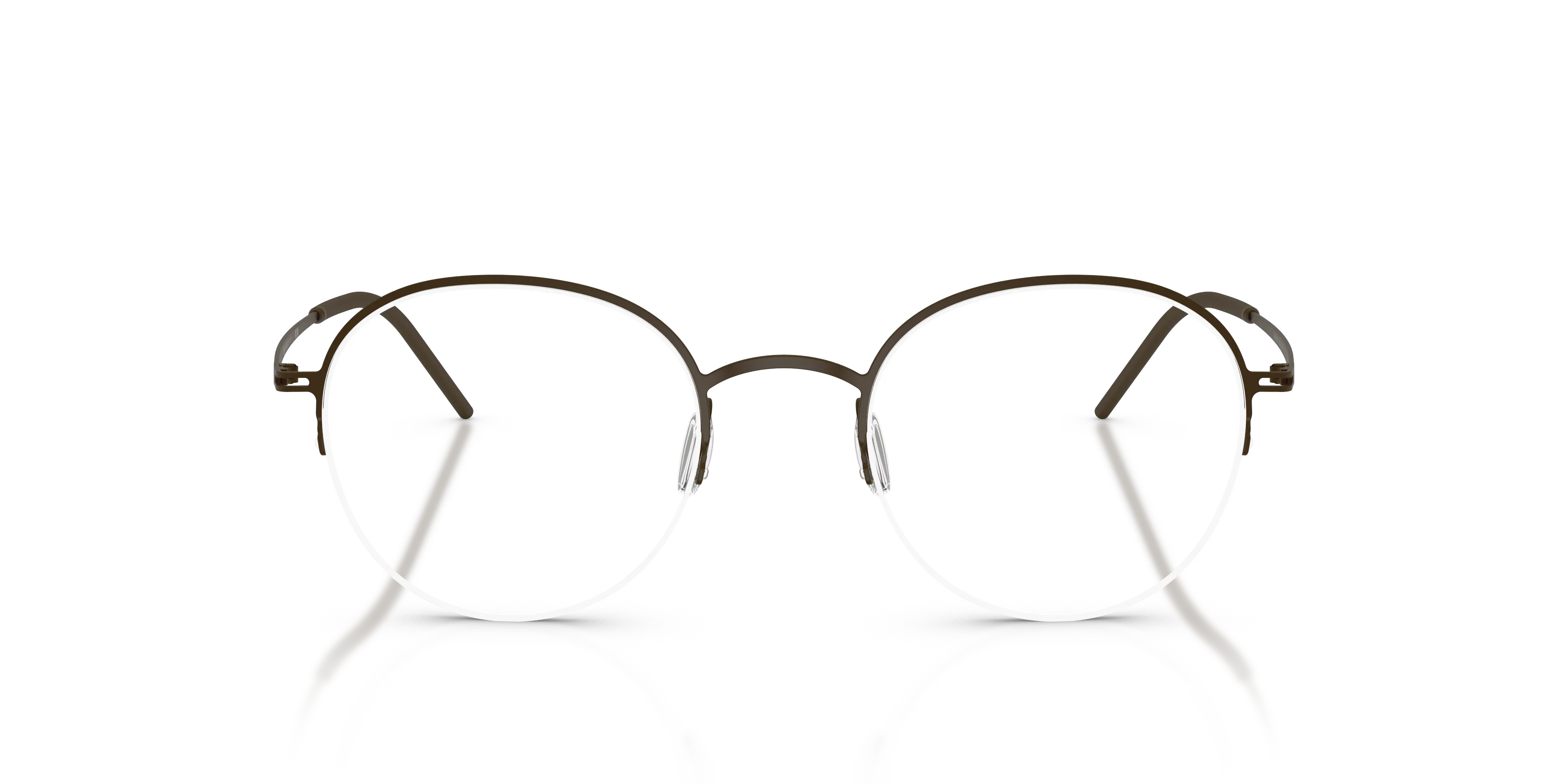 Giorgio Armani AR5169 3438 Montature da vista Metallo Marrone Trasparente Pantos Normale - immagine 3