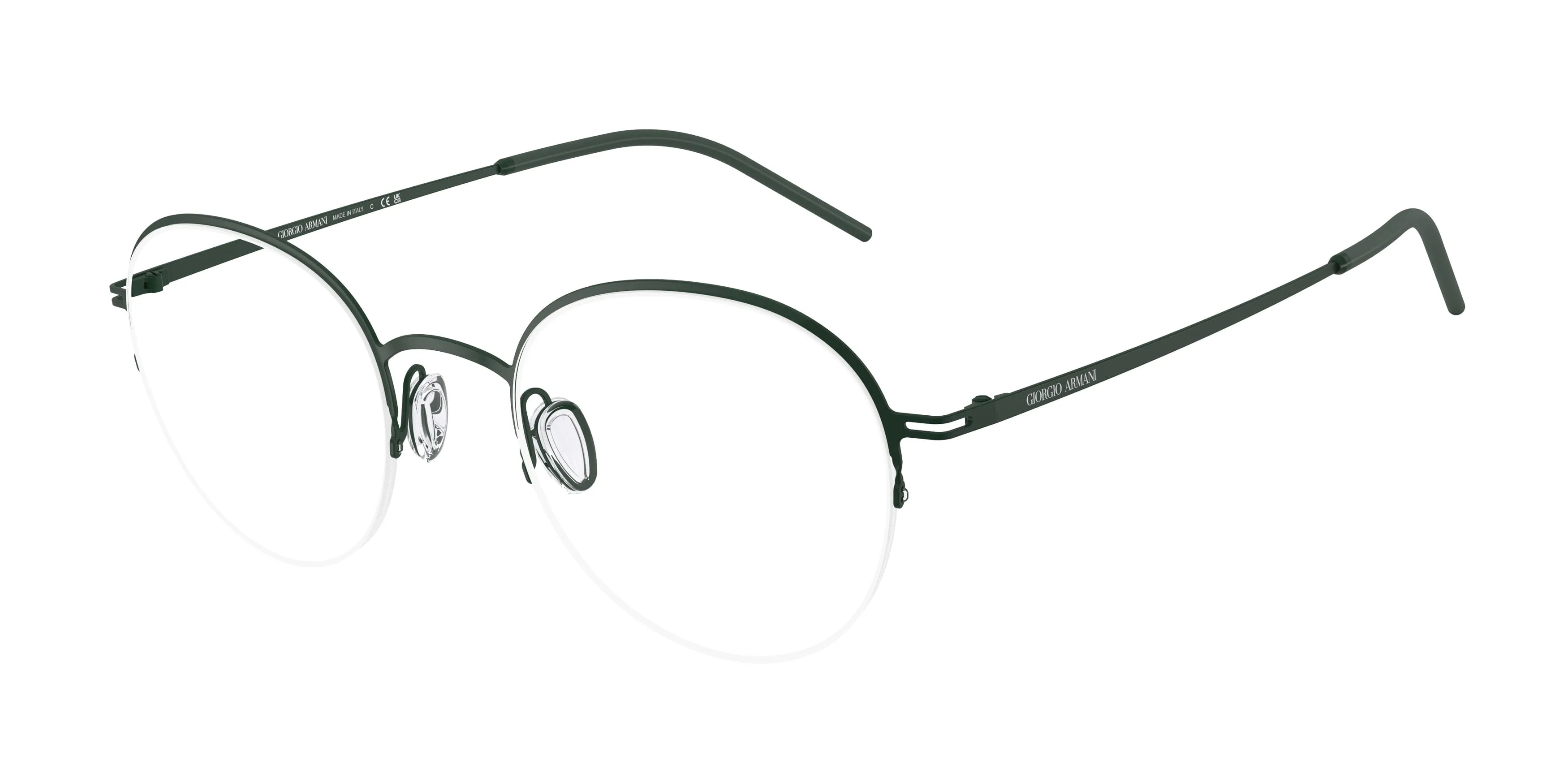 Giorgio Armani AR5169 3436 Montature da vista Metallo Verde Trasparente Pantos Normale - immagine 1