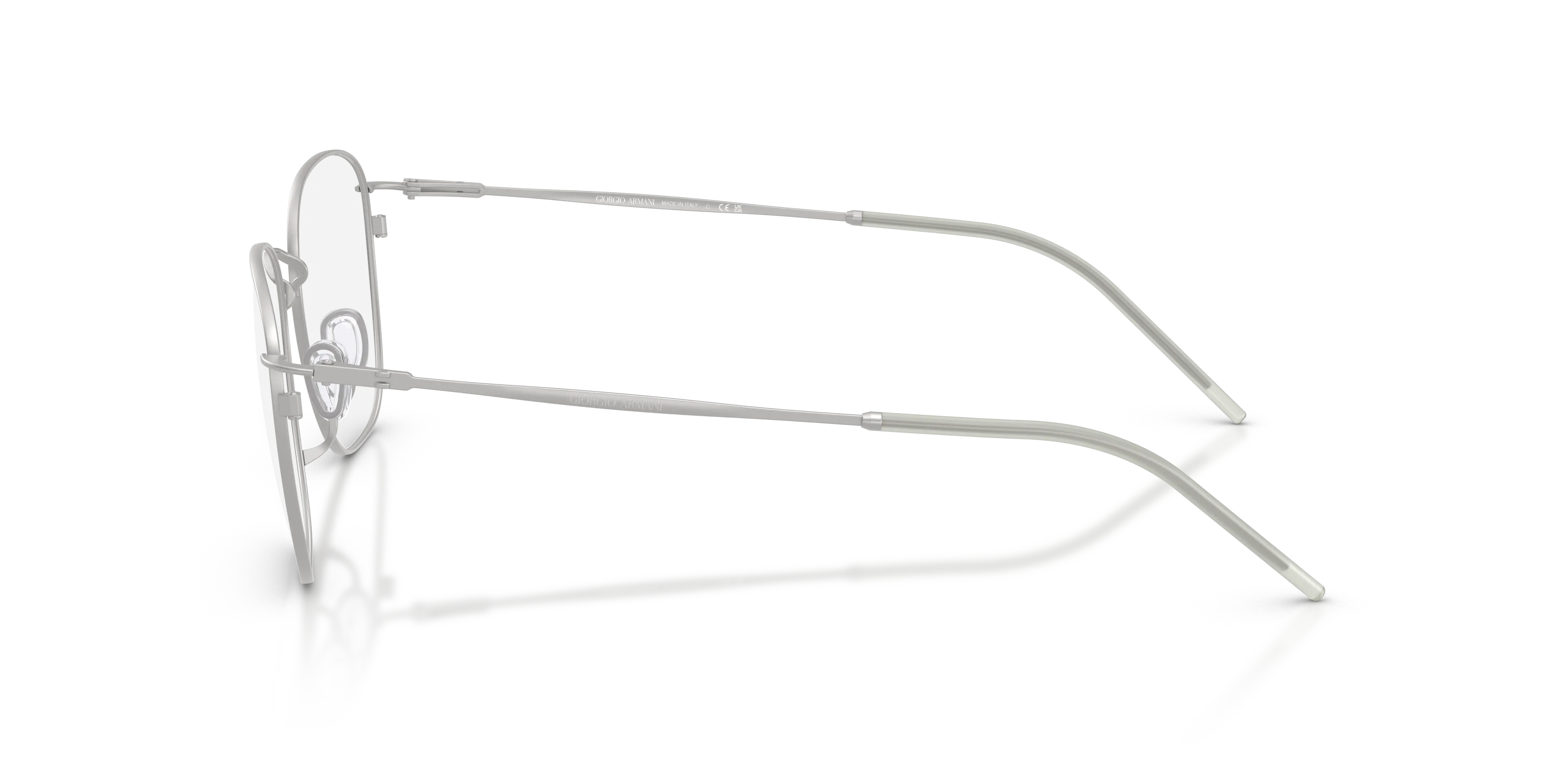 Giorgio Armani AR5168 3045 Montature da vista Metallo Argento Trasparente Pillow Normale - immagine 4