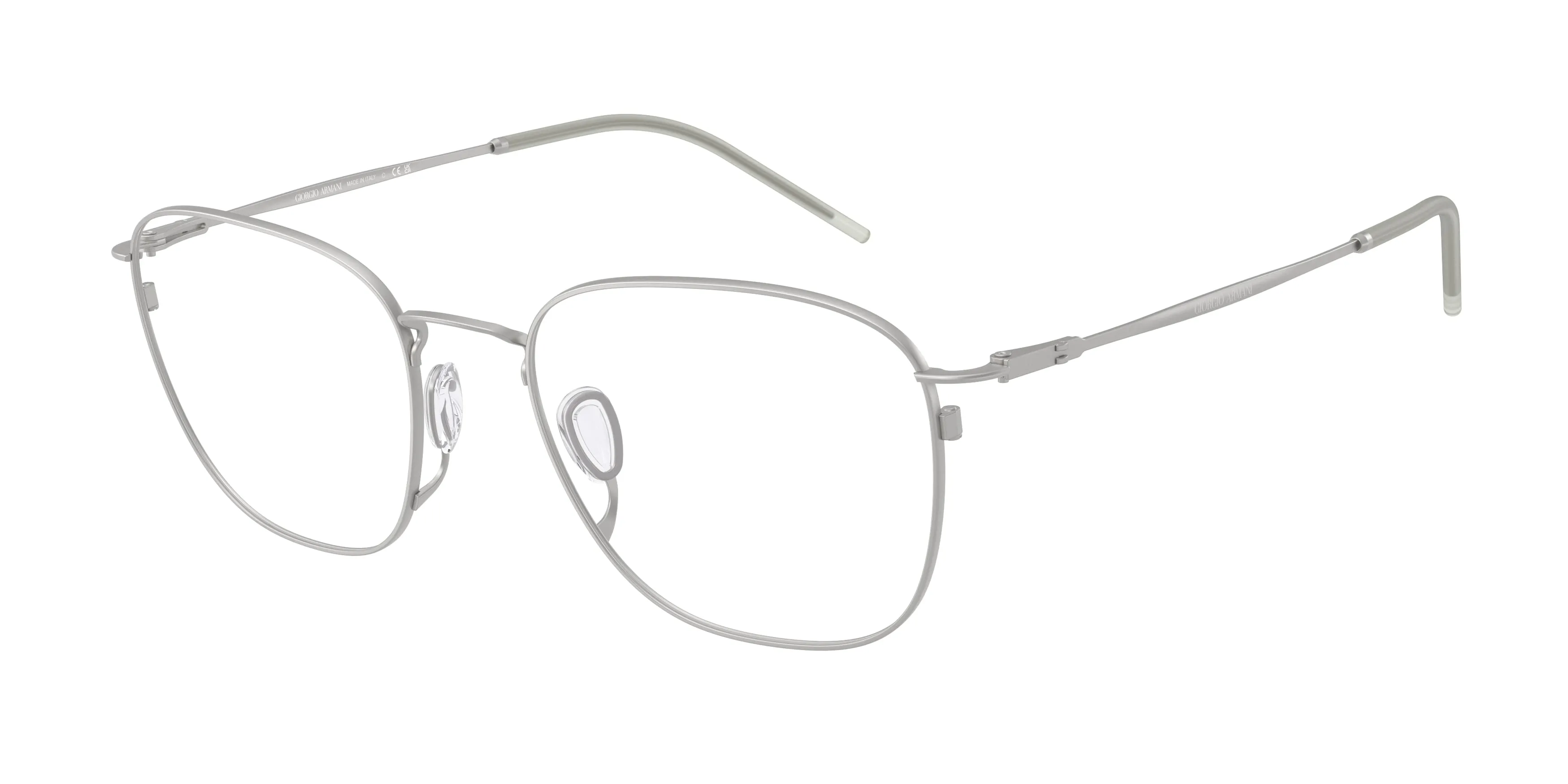 Giorgio Armani AR5168 3045 Montature da vista Metallo Argento Trasparente Pillow Normale - immagine 1