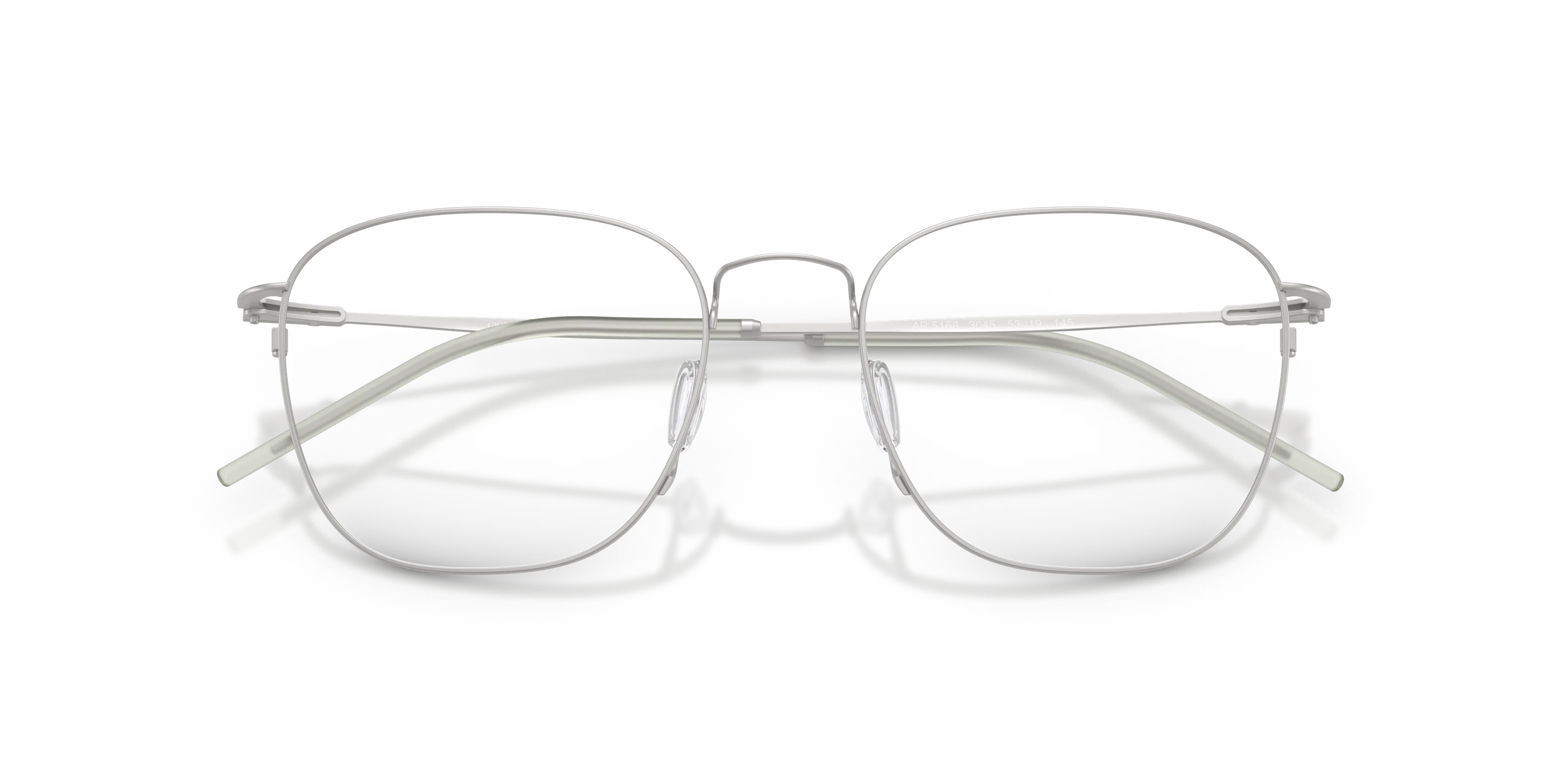 Giorgio Armani AR5168 3045 Montature da vista Metallo Argento Trasparente Pillow Normale - immagine 2