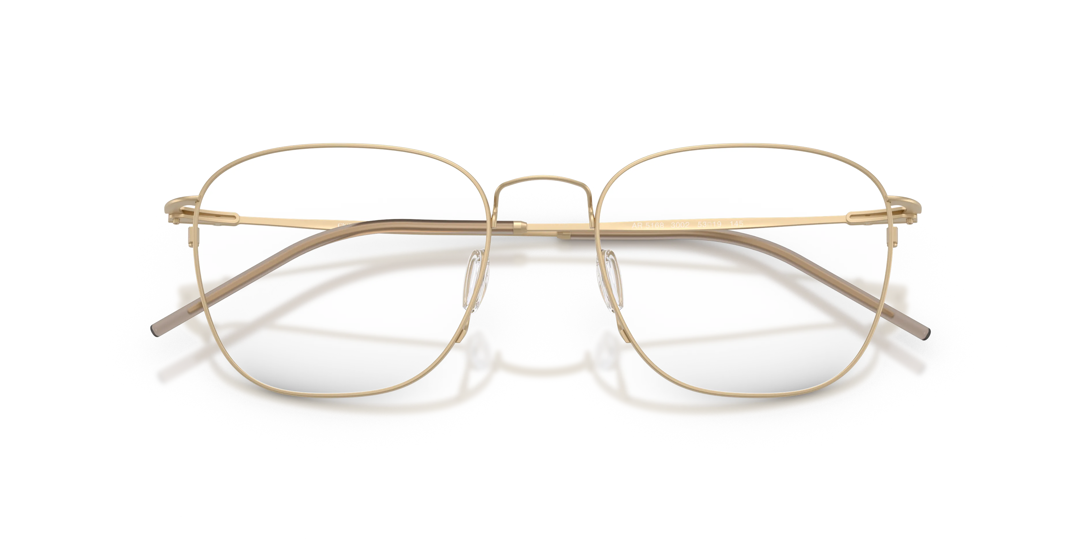 Giorgio Armani AR5168 3002 Montature da vista Metallo Oro Trasparente Pillow Normale - immagine 2