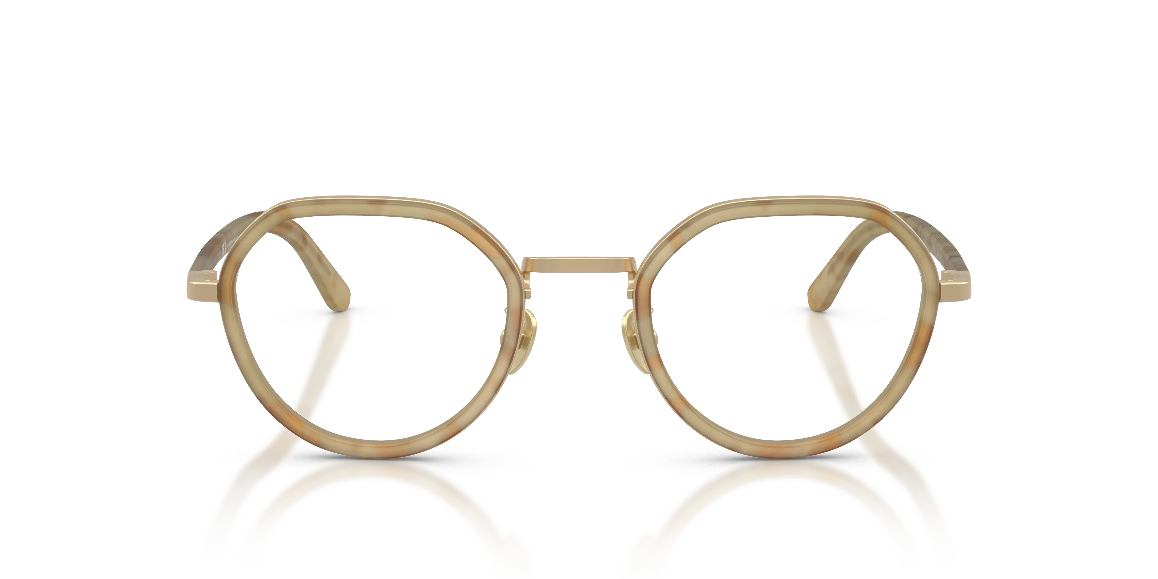 Giorgio Armani AR5167 6300 Montature da vista Metallo Tartaruga Trasparente Rotonda Normale - immagine 3