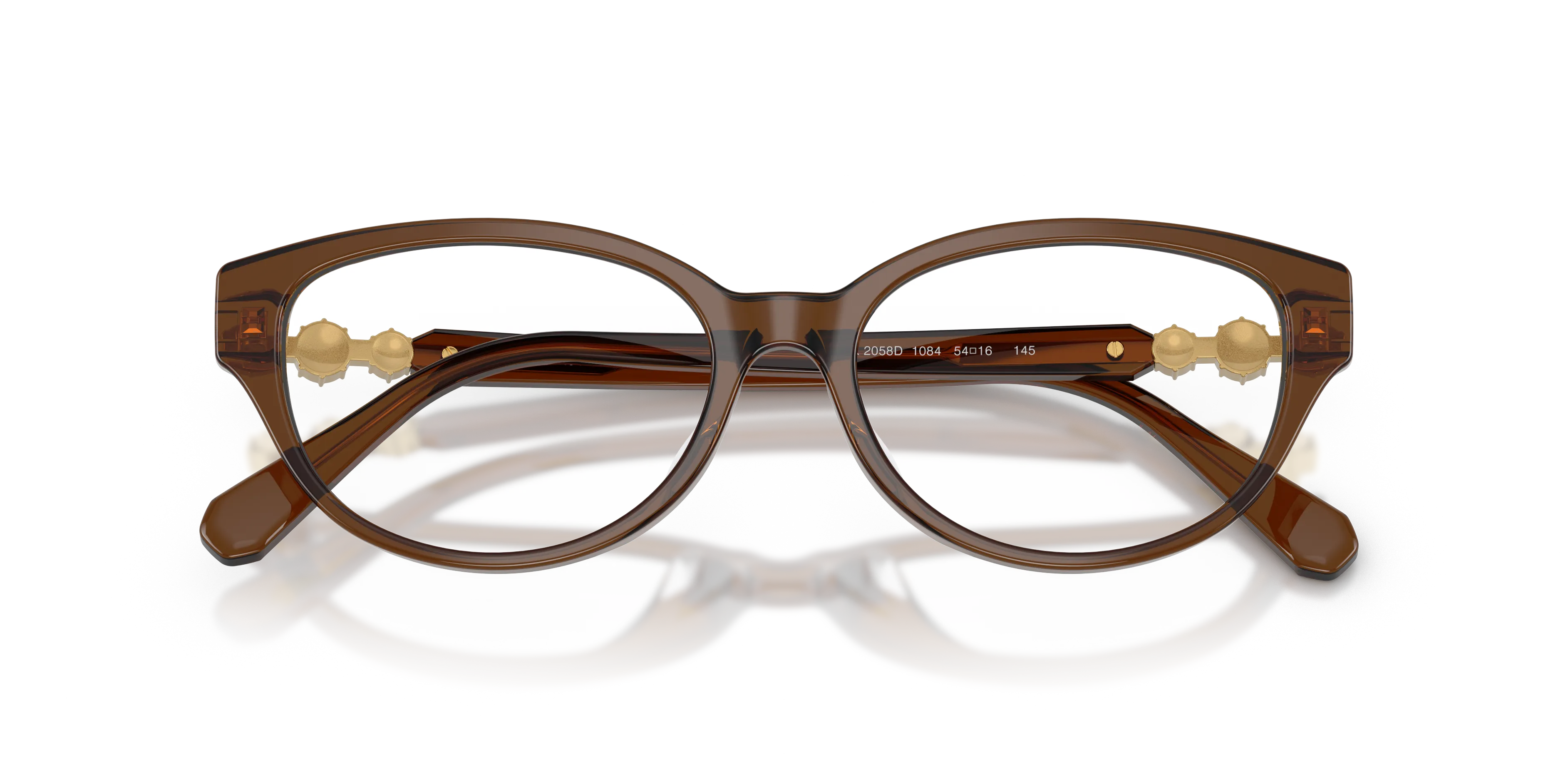 Swarovski SK2058D 1084 Montature da vista Acetato Marrone Pantos Normale - immagine 2