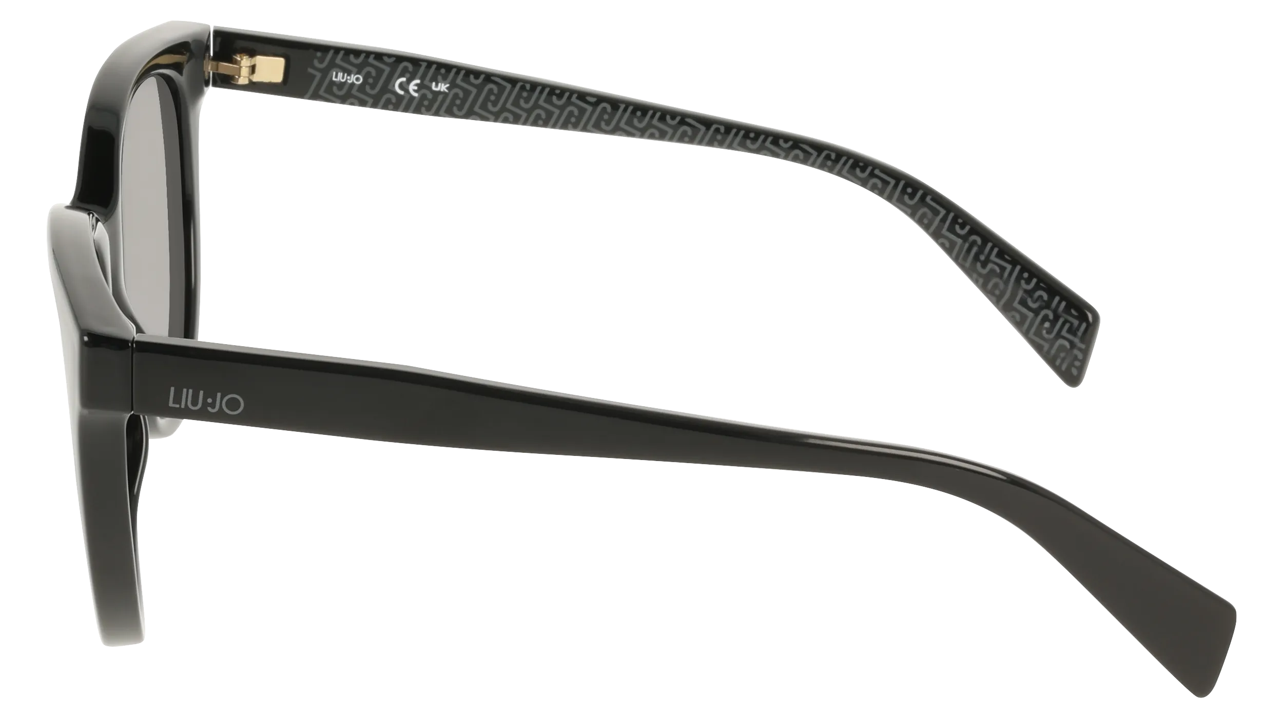 Liu Jo LJ825S 001 Occhiali da sole Bio-iniettato Nero Geometrica Normale - immagine 3