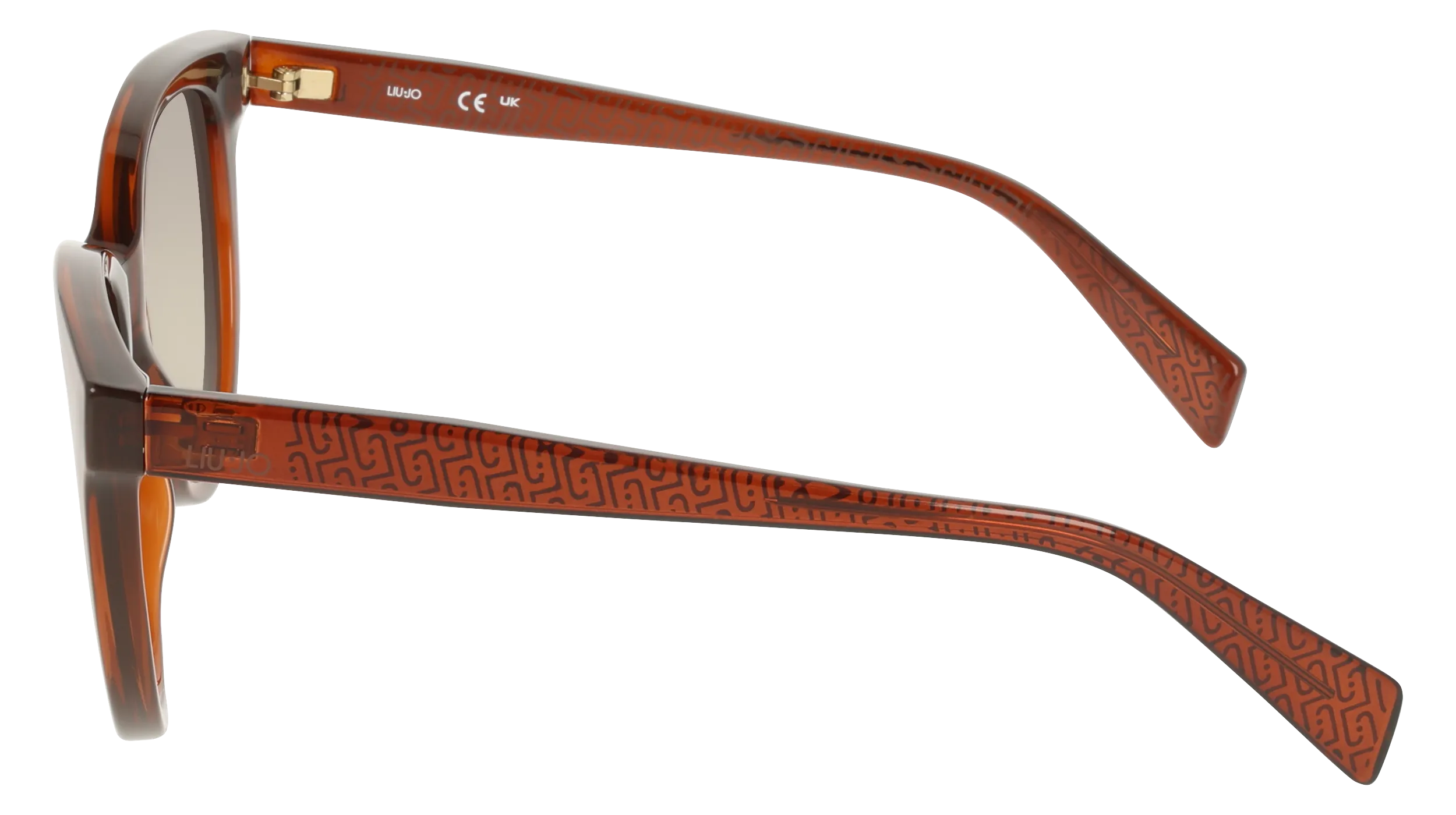Liu Jo LJ825S 200 Occhiali da sole Bio-iniettato Marrone Marrone Geometrica Normale - immagine 3