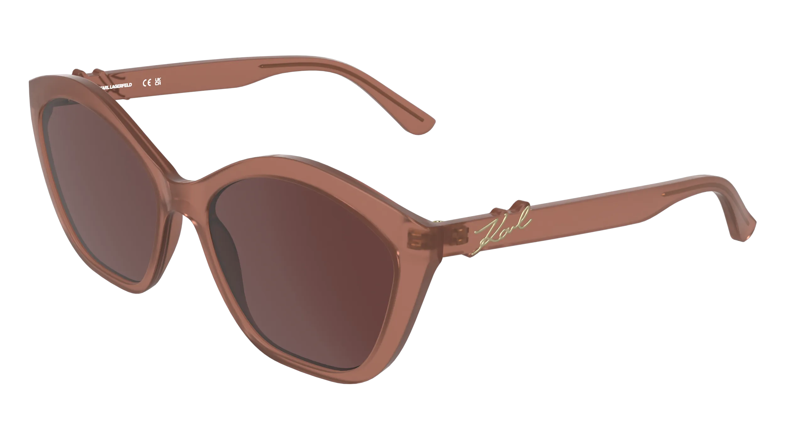 Karl Lagerfeld KL6222S 652 Occhiali da sole Bio-iniettato Rosa Rosso Cat Eye Normale - immagine 1