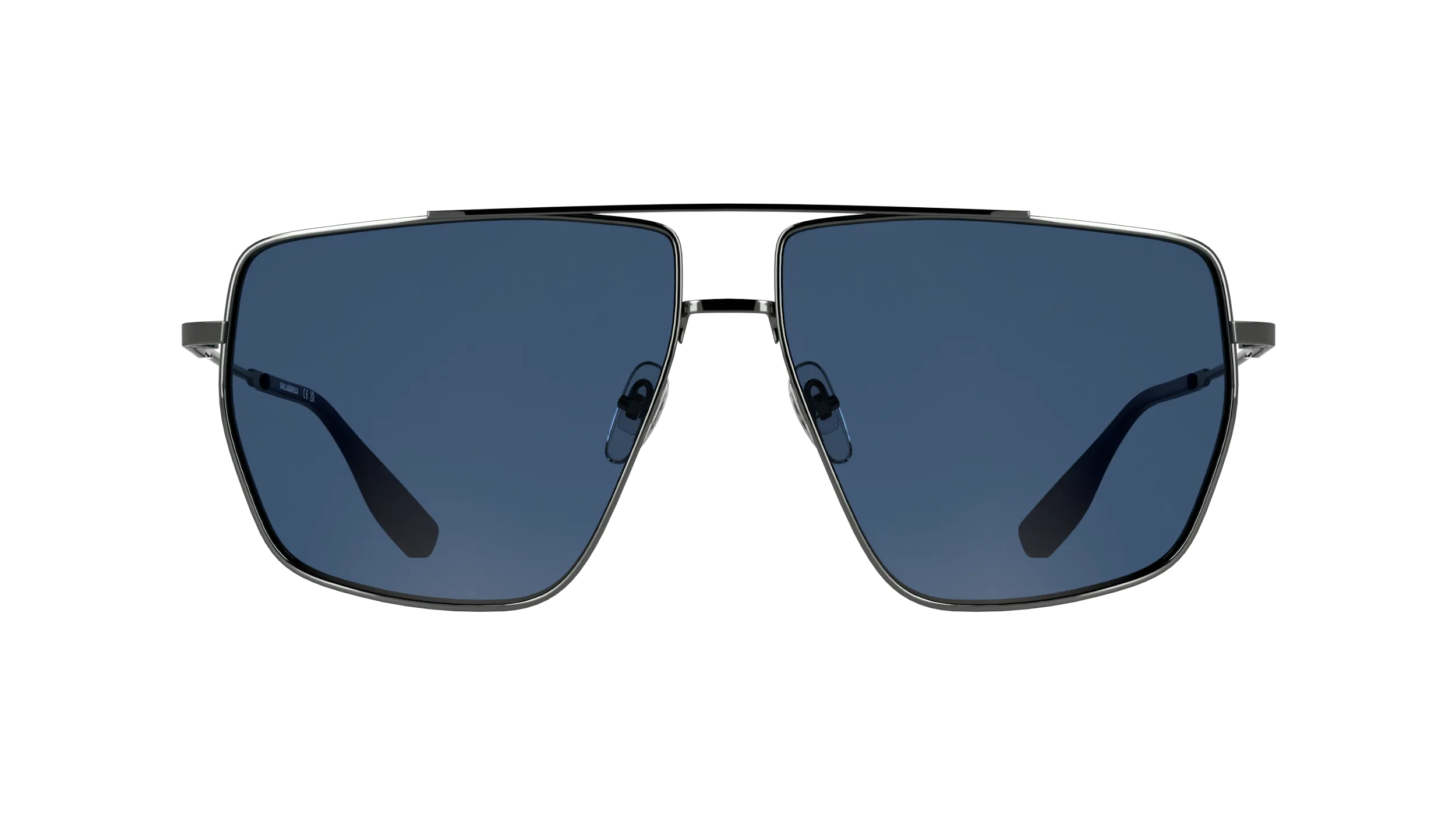 Karl Lagerfeld KL370S 015 Occhiali da sole Metallo Canna di fucile Squadrata Normale - immagine 2
