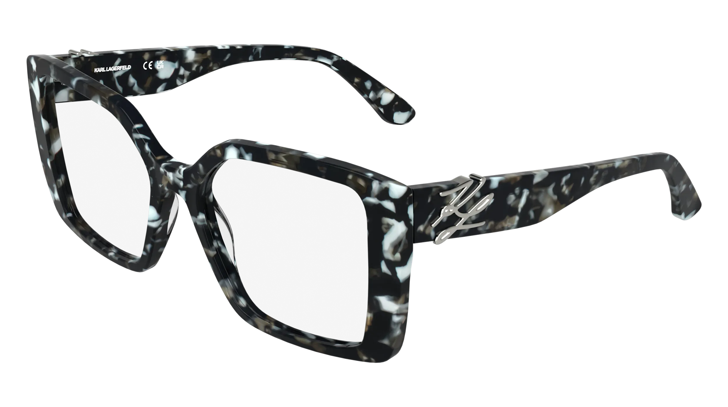 Karl Lagerfeld KL6241 016 Montature da vista Acetato Nero Squadrata Normale - immagine 1