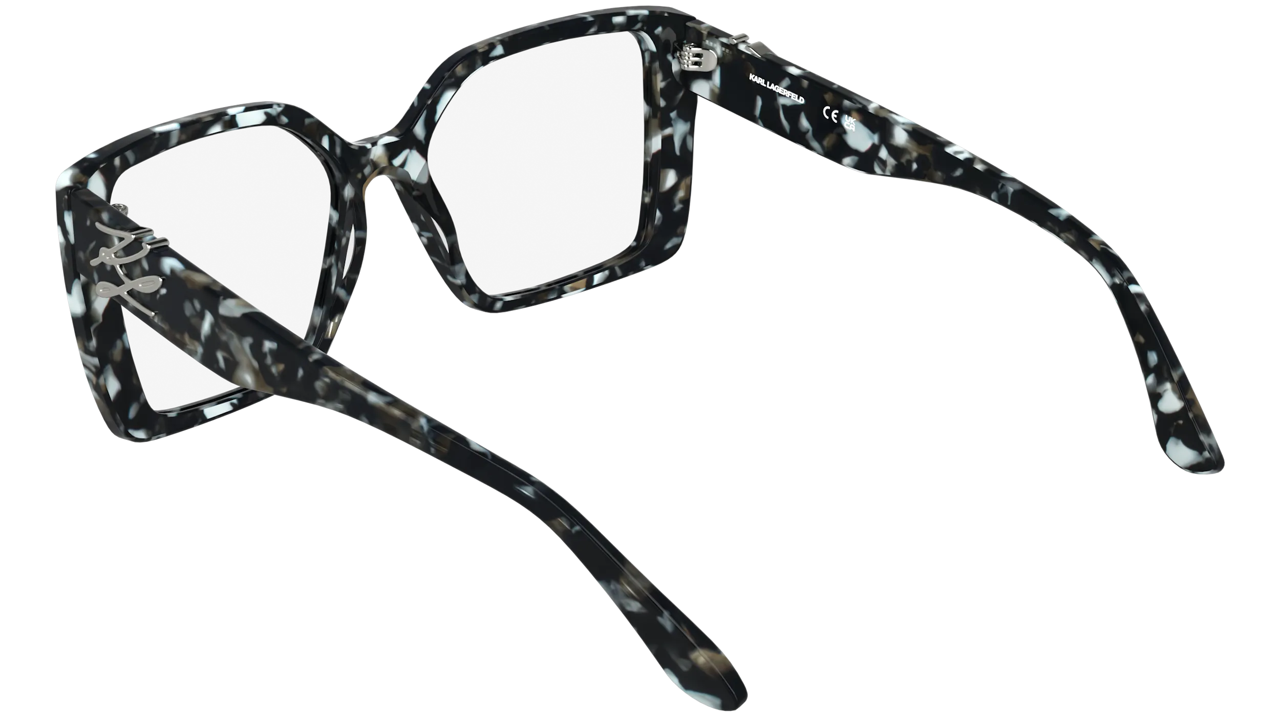 Karl Lagerfeld KL6241 016 Montature da vista Acetato Nero Squadrata Normale - immagine 4
