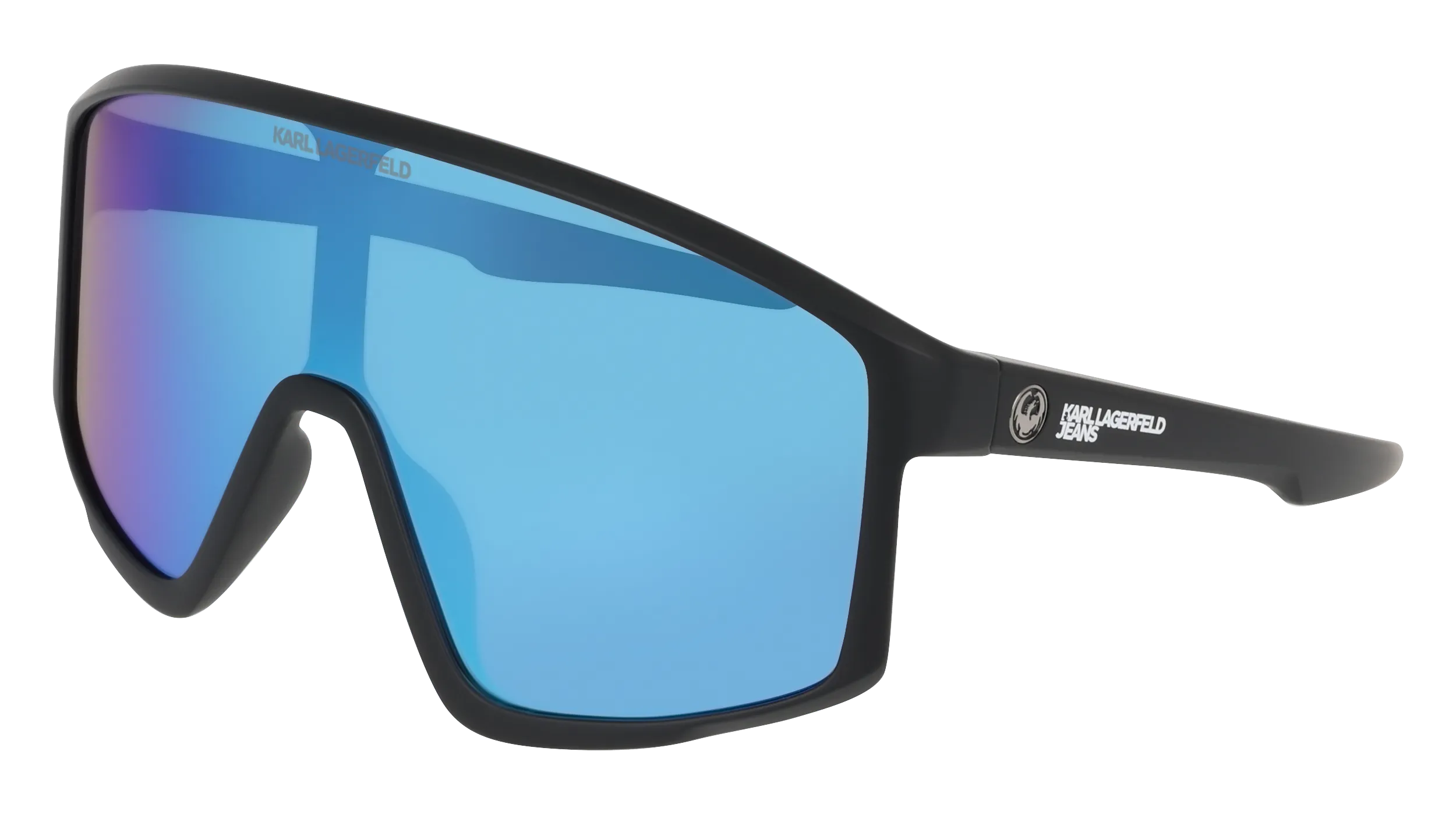 Karl Lagerfeld KLJ6228S 008 Occhiali da sole Bio-iniettato Blu Maschera Normale - immagine 1
