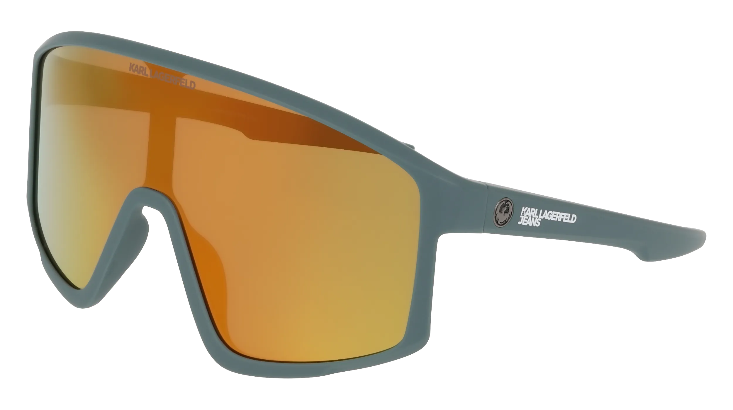 Karl Lagerfeld KLJ6228S 021 Occhiali da sole Bio-iniettato Rosso Maschera Normale - immagine 1