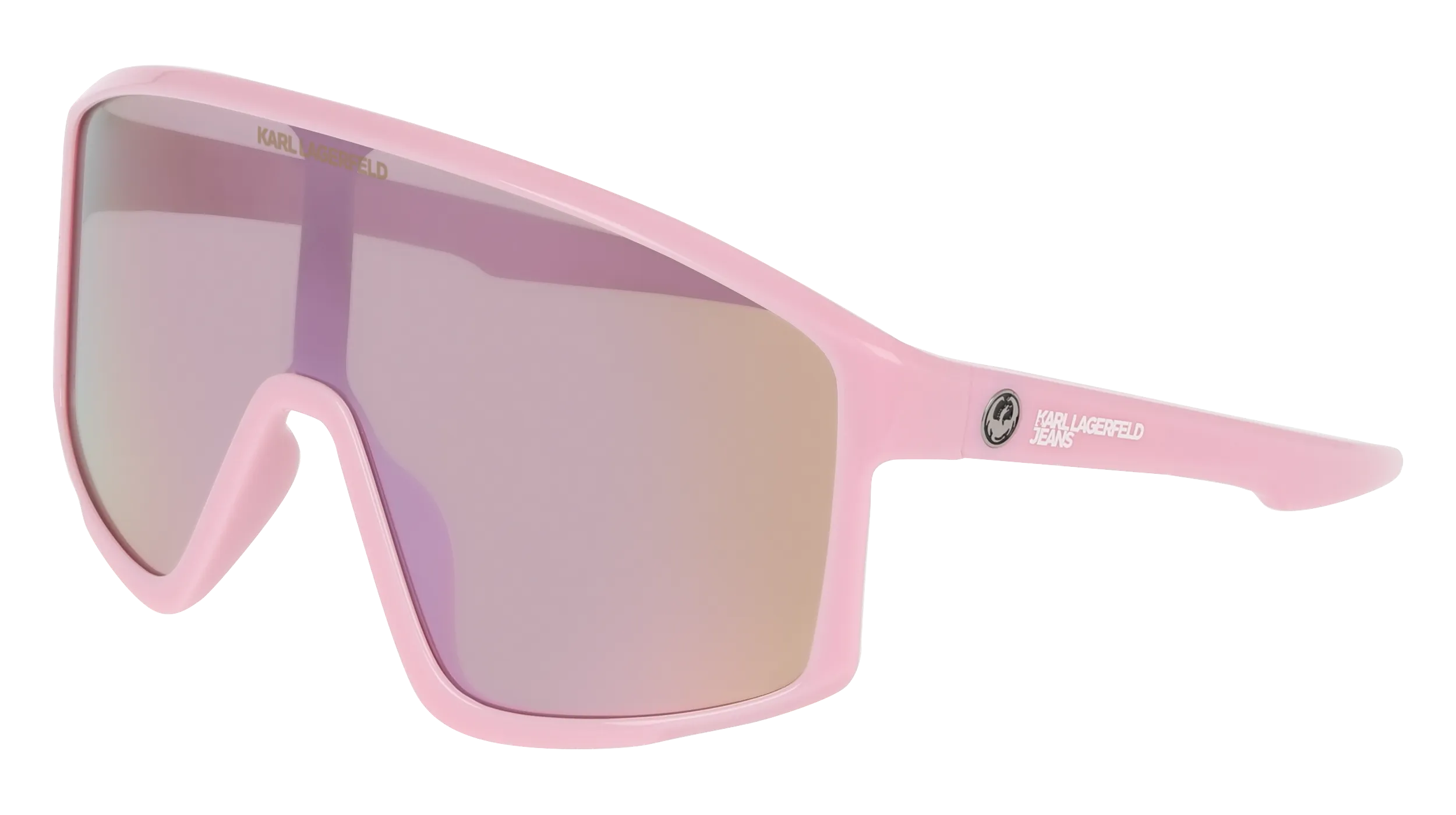 Karl Lagerfeld KLJ6228S 685 Occhiali da sole Bio-iniettato Rosa Maschera Normale - immagine 1