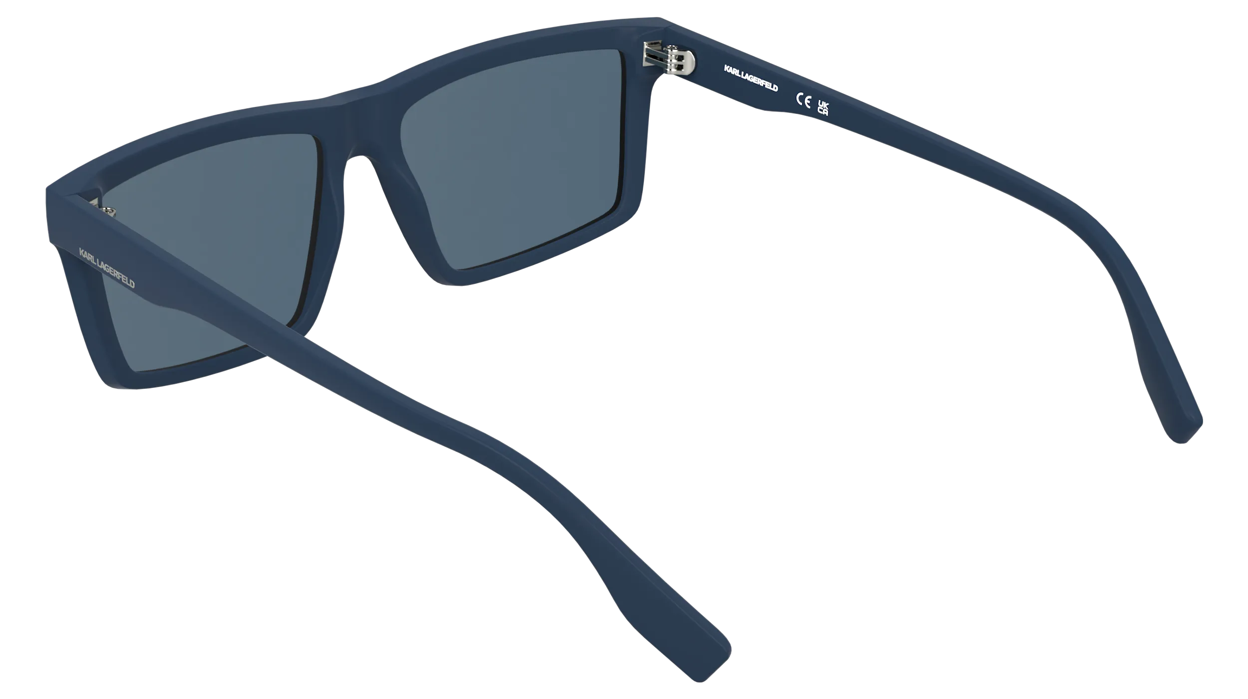 Karl Lagerfeld KL6225S 400 Occhiali da sole Bio-iniettato Blu Blu Squadrata Normale - immagine 4