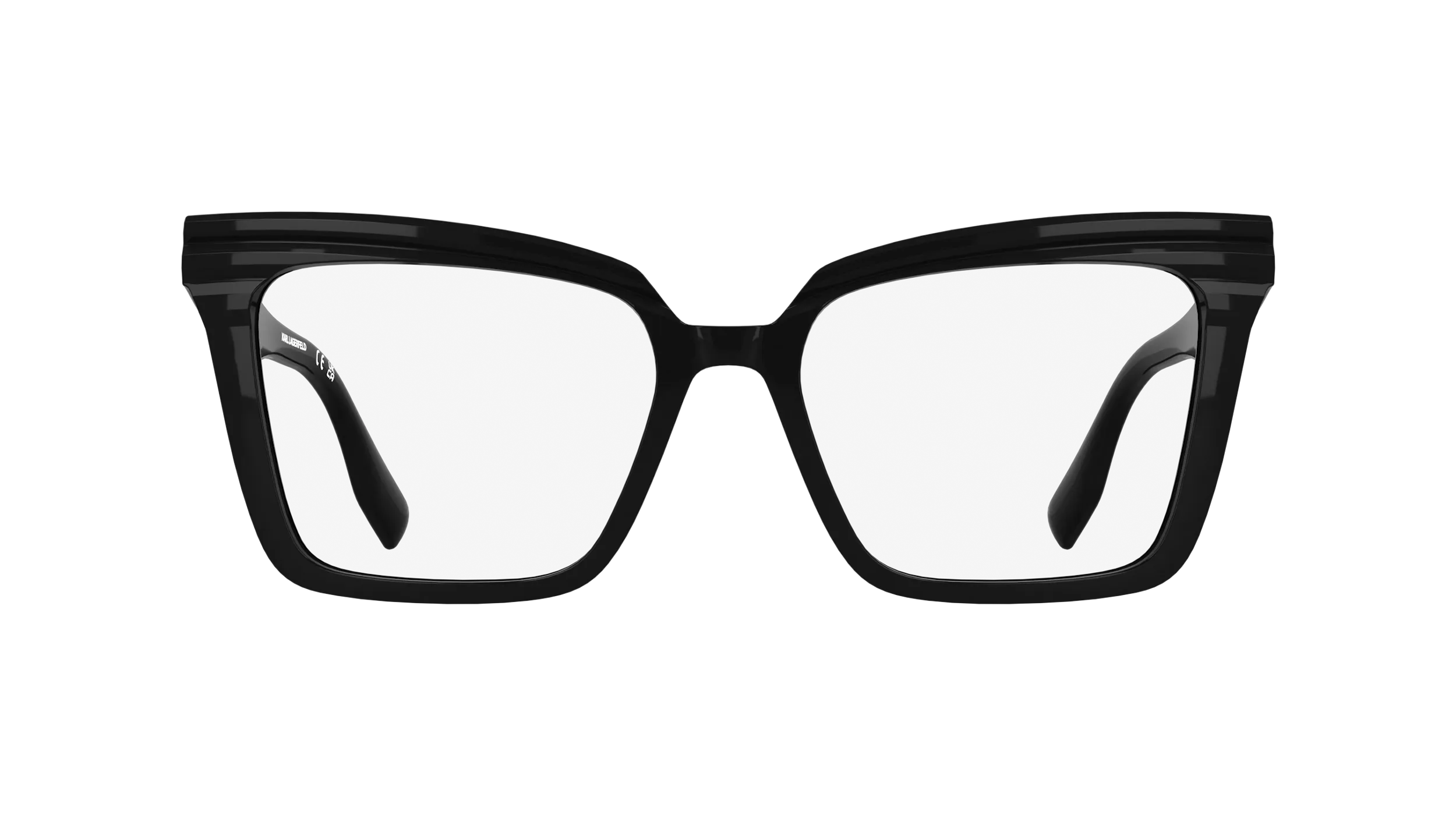 Karl Lagerfeld KL6240 001 Montature da vista Acetato Nero Squadrata Normale - immagine 2