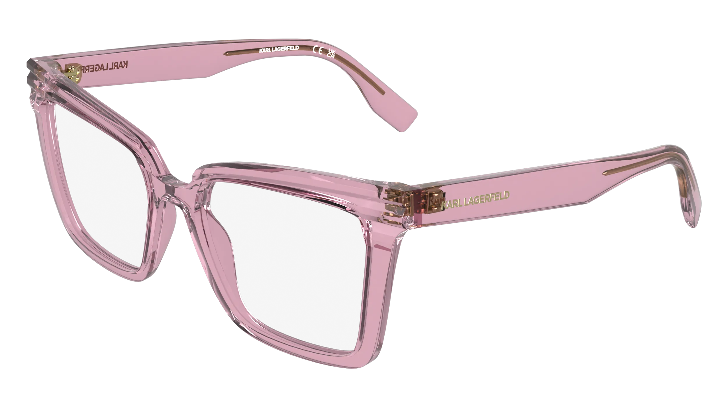 Karl Lagerfeld KL6240 601 Montature da vista Acetato Rosa Squadrata Normale - immagine 1