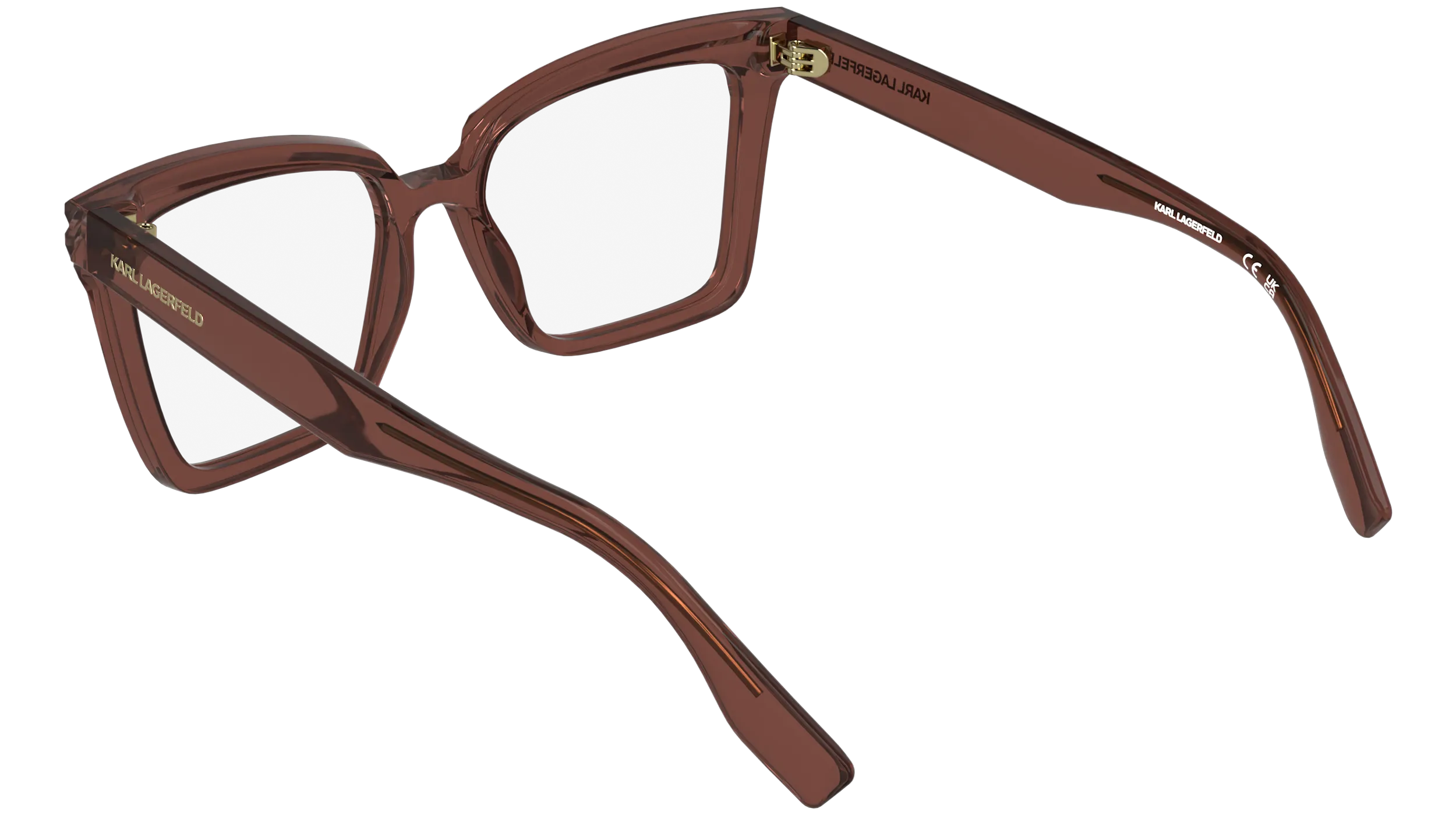 Karl Lagerfeld KL6240 652 Montature da vista Acetato Rosa Squadrata Normale - immagine 4