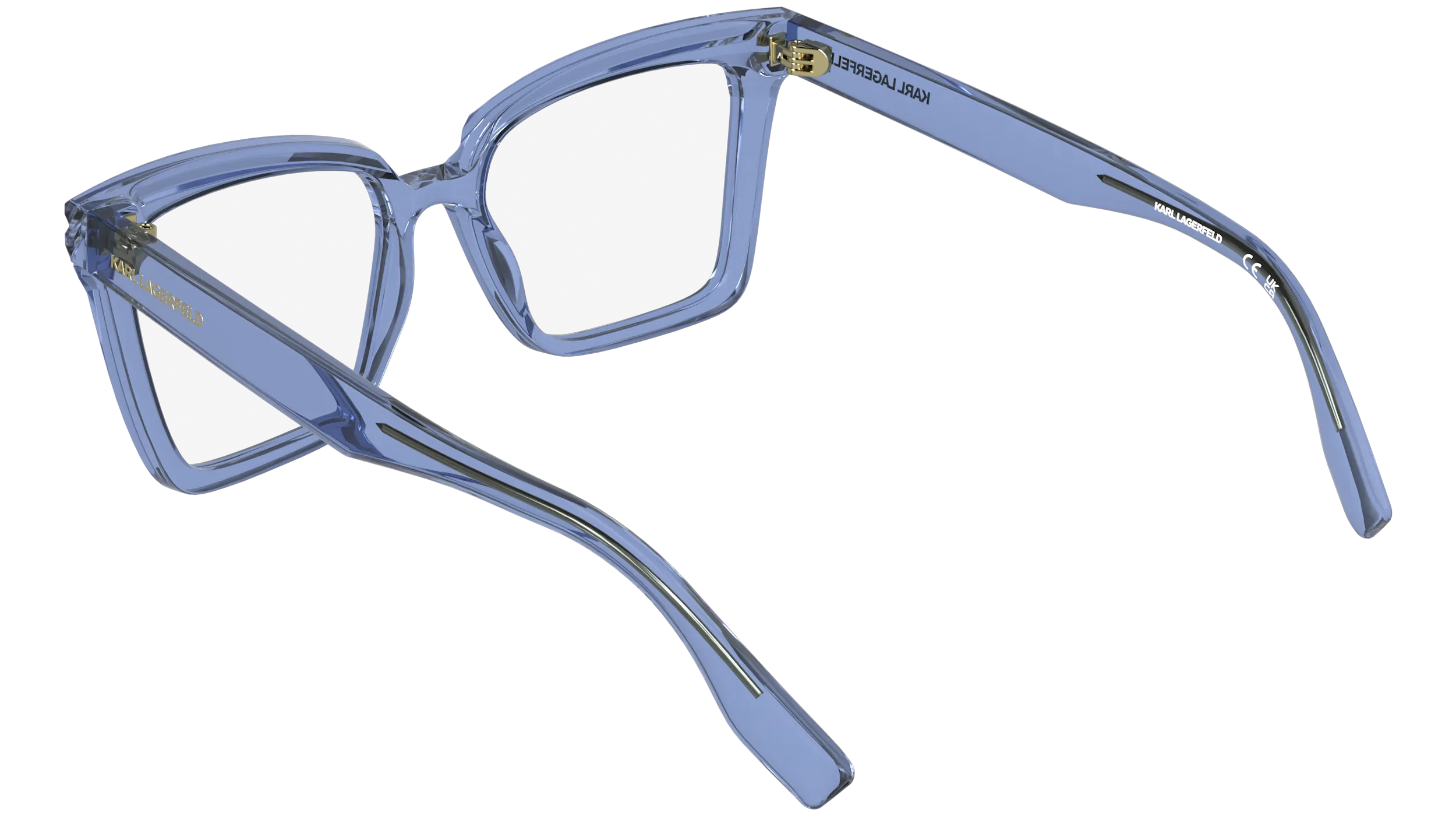 Karl Lagerfeld KL6240 662 Montature da vista Acetato Viola Squadrata Normale - immagine 4