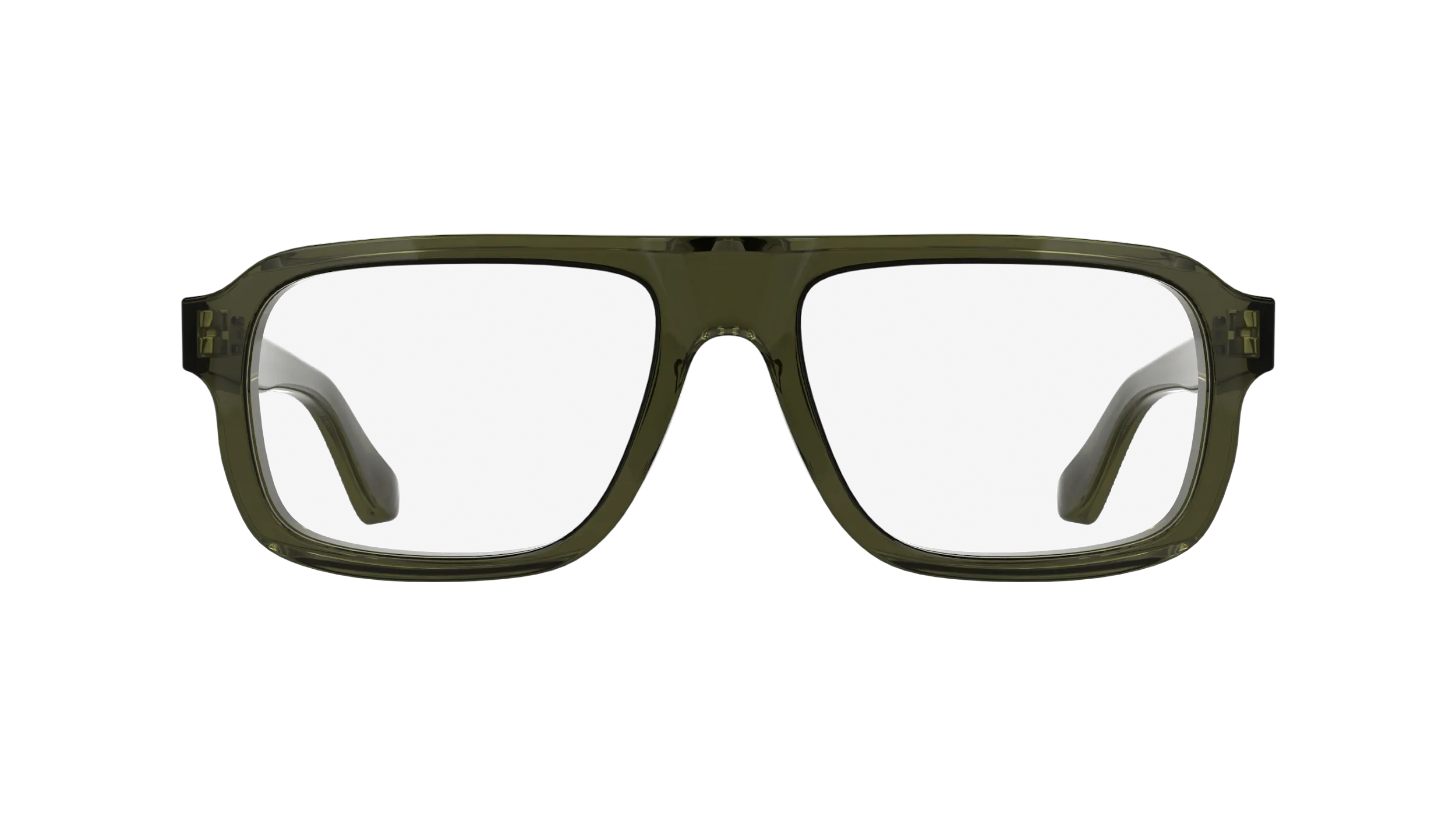 Calvin Klein CK25548 330 Montature da vista Acetato Verde Squadrata Normale - immagine 2