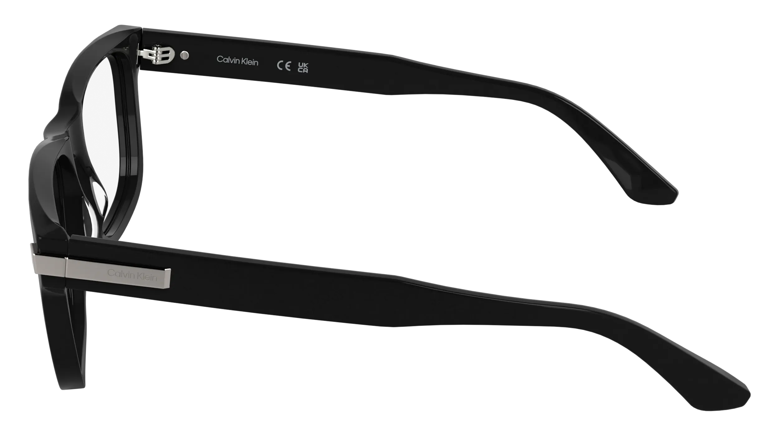 Calvin Klein CK25540 001 Montature da vista Acetato Nero Squadrata Normale - immagine 3