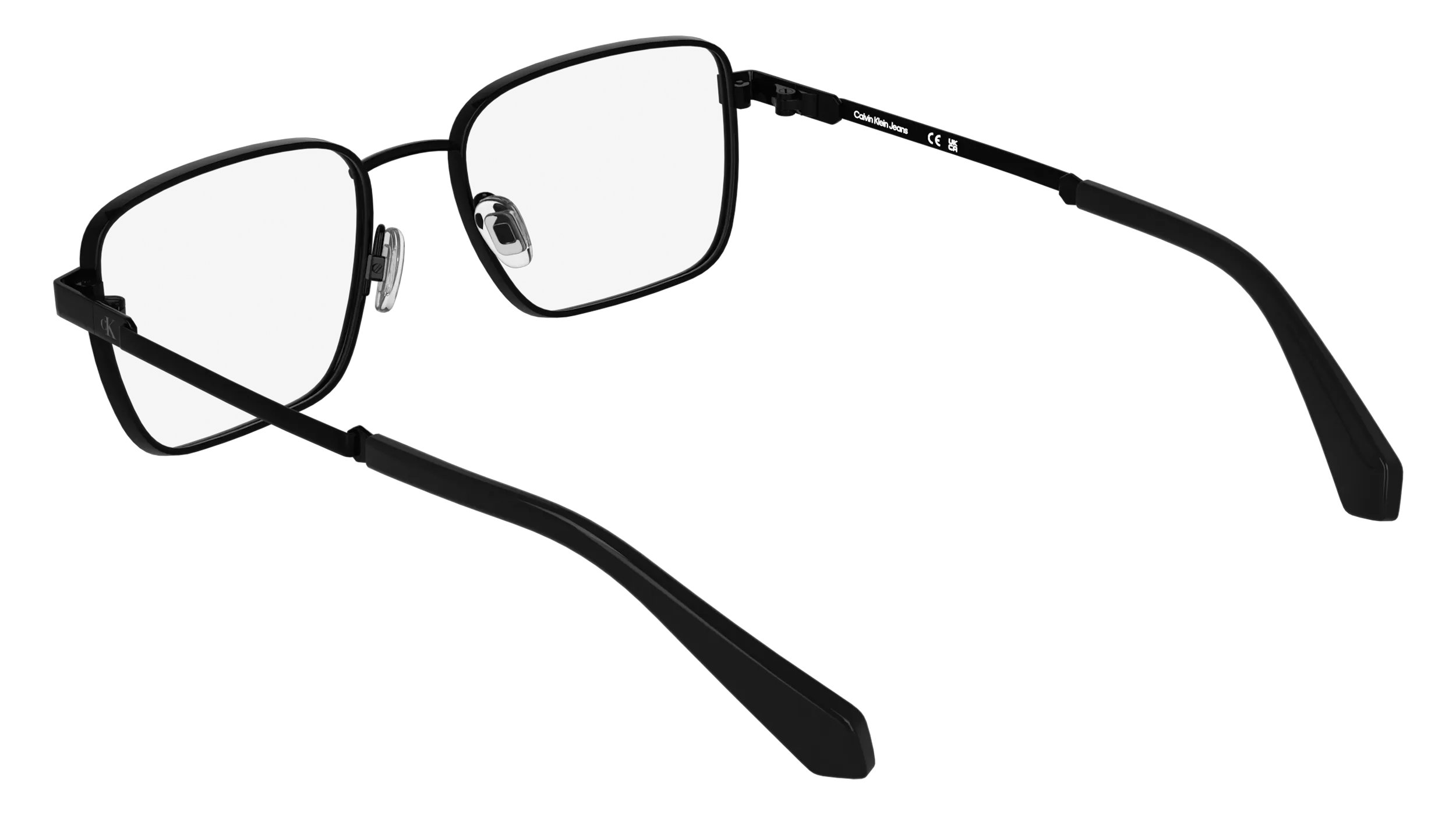 Calvin Klein Junior Calvin Klein CKJ26305 001 Montature da vista bambino Metallo Nero Squadrata Normale - immagine 4