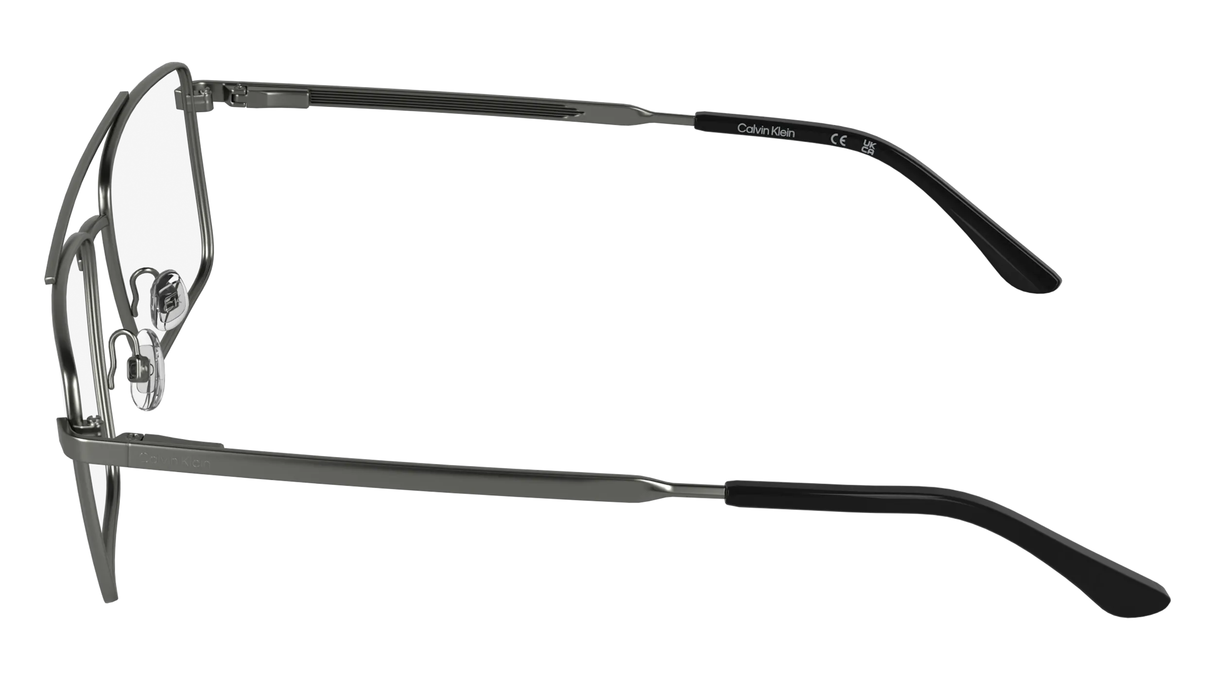 Calvin Klein CK26101 070 Montature da vista Metallo Rutenio Squadrata Normale - immagine 3