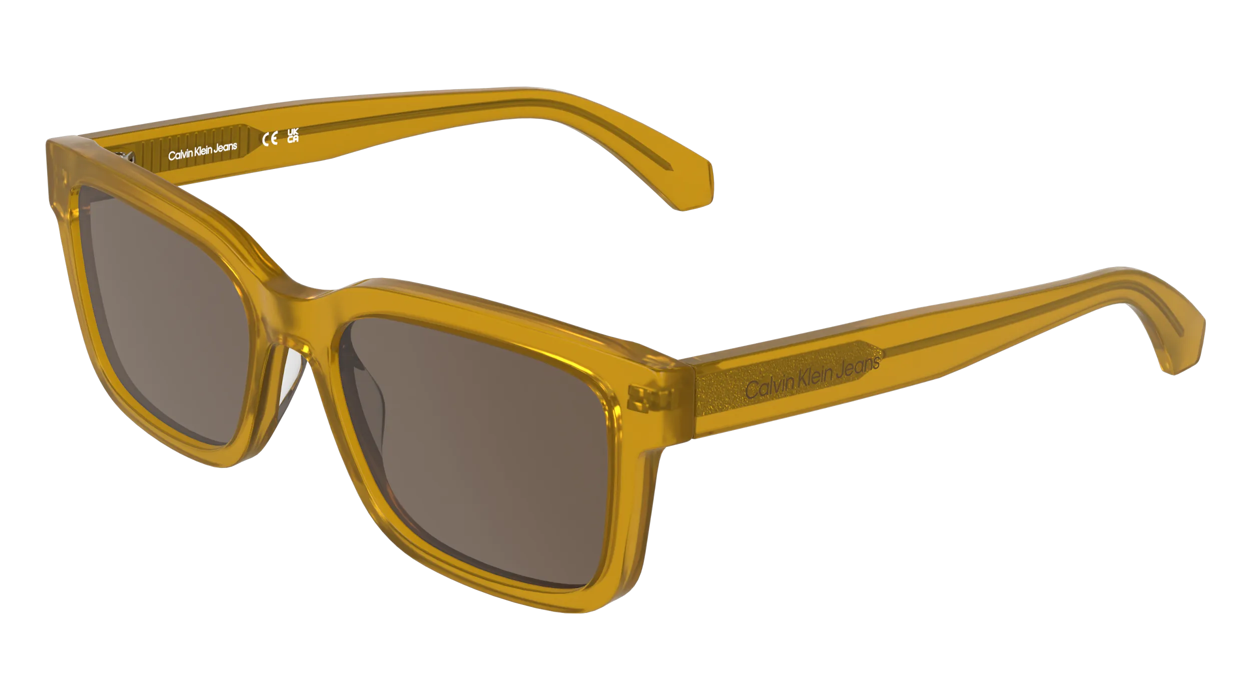 Calvin Klein Junior Calvin Klein CKJ26300S 275 Occhiali da sole bambino Acetato Marrone Squadrata Normale - immagine 1