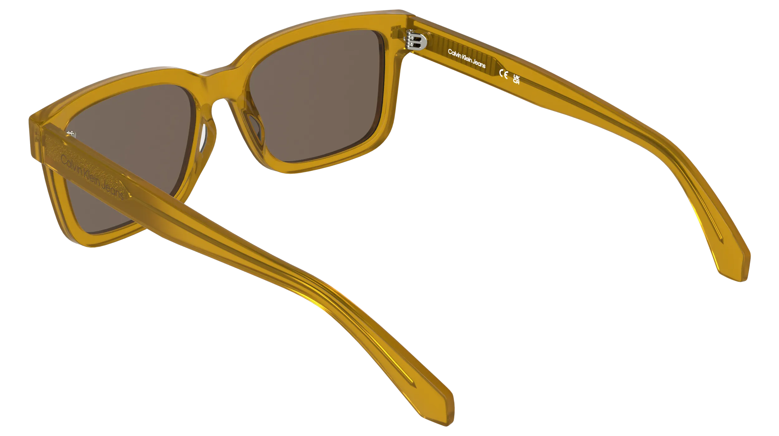 Calvin Klein Junior Calvin Klein CKJ26300S 275 Occhiali da sole bambino Acetato Marrone Squadrata Normale - immagine 4