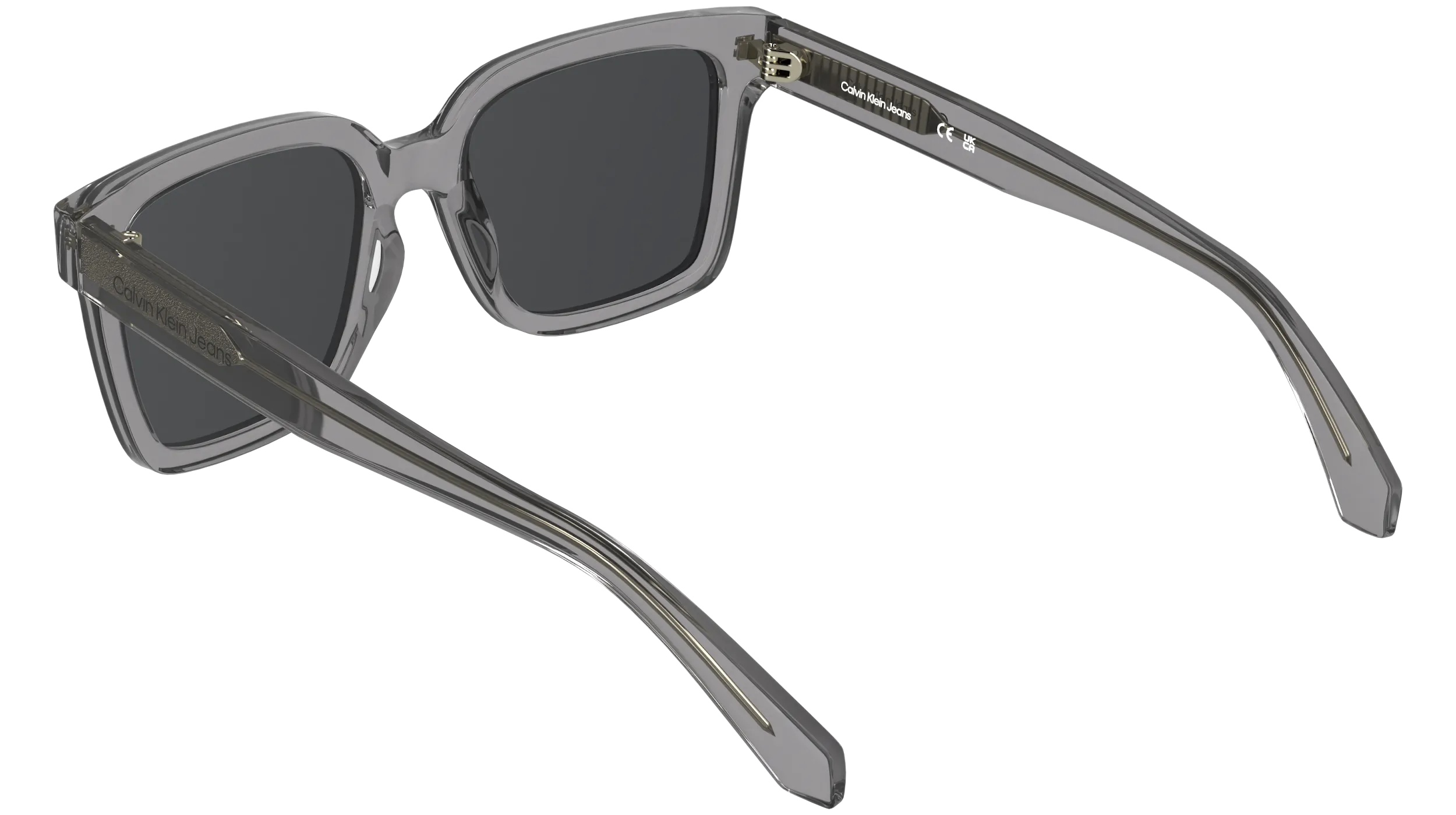 Calvin Klein Junior Calvin Klein CKJ26301S 057 Occhiali da sole bambino Acetato Grigio Squadrata Normale - immagine 4