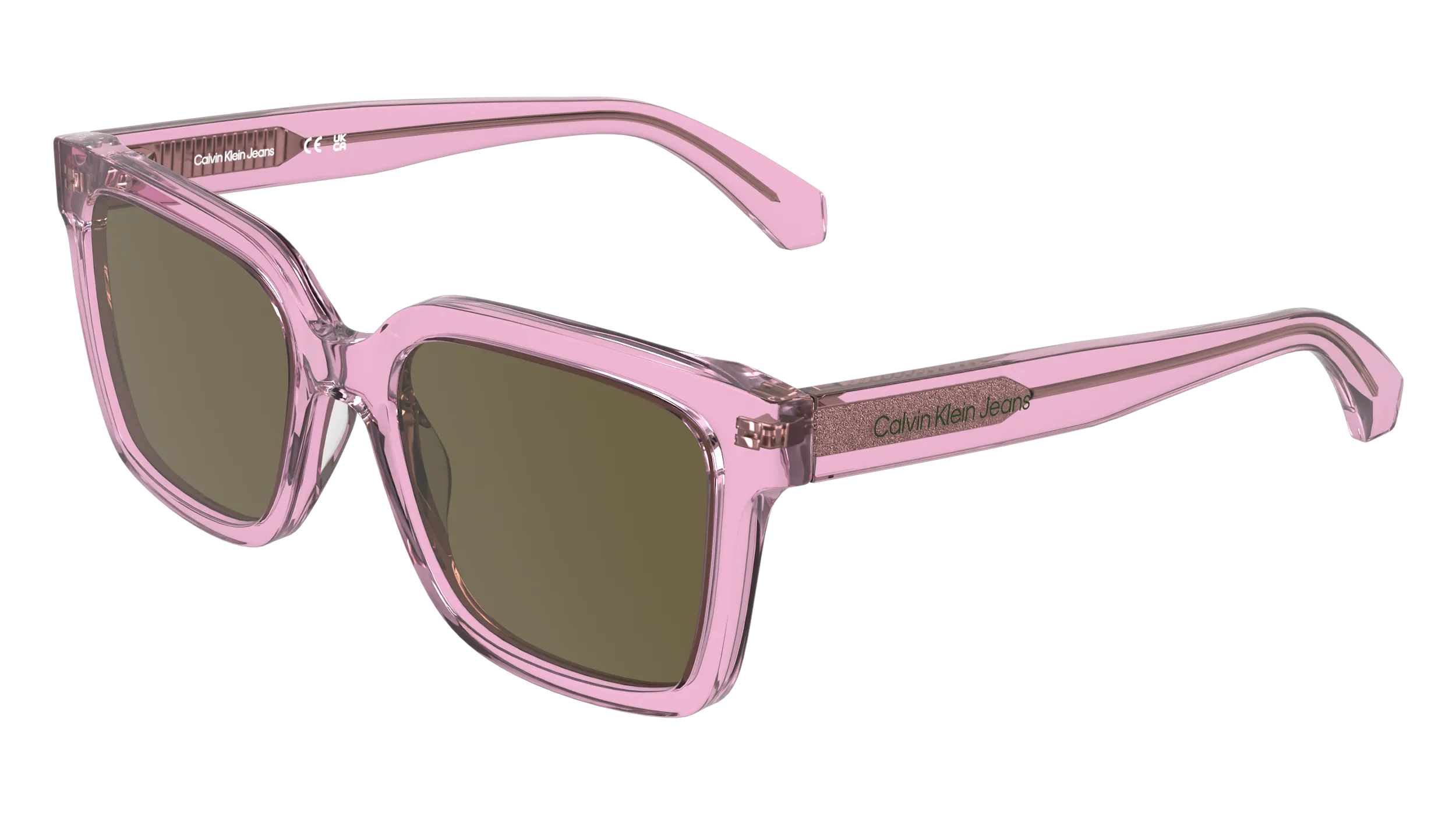 Calvin Klein Junior Calvin Klein CKJ26301S 661 Occhiali da sole bambino Acetato Marrone Squadrata Normale - immagine 1