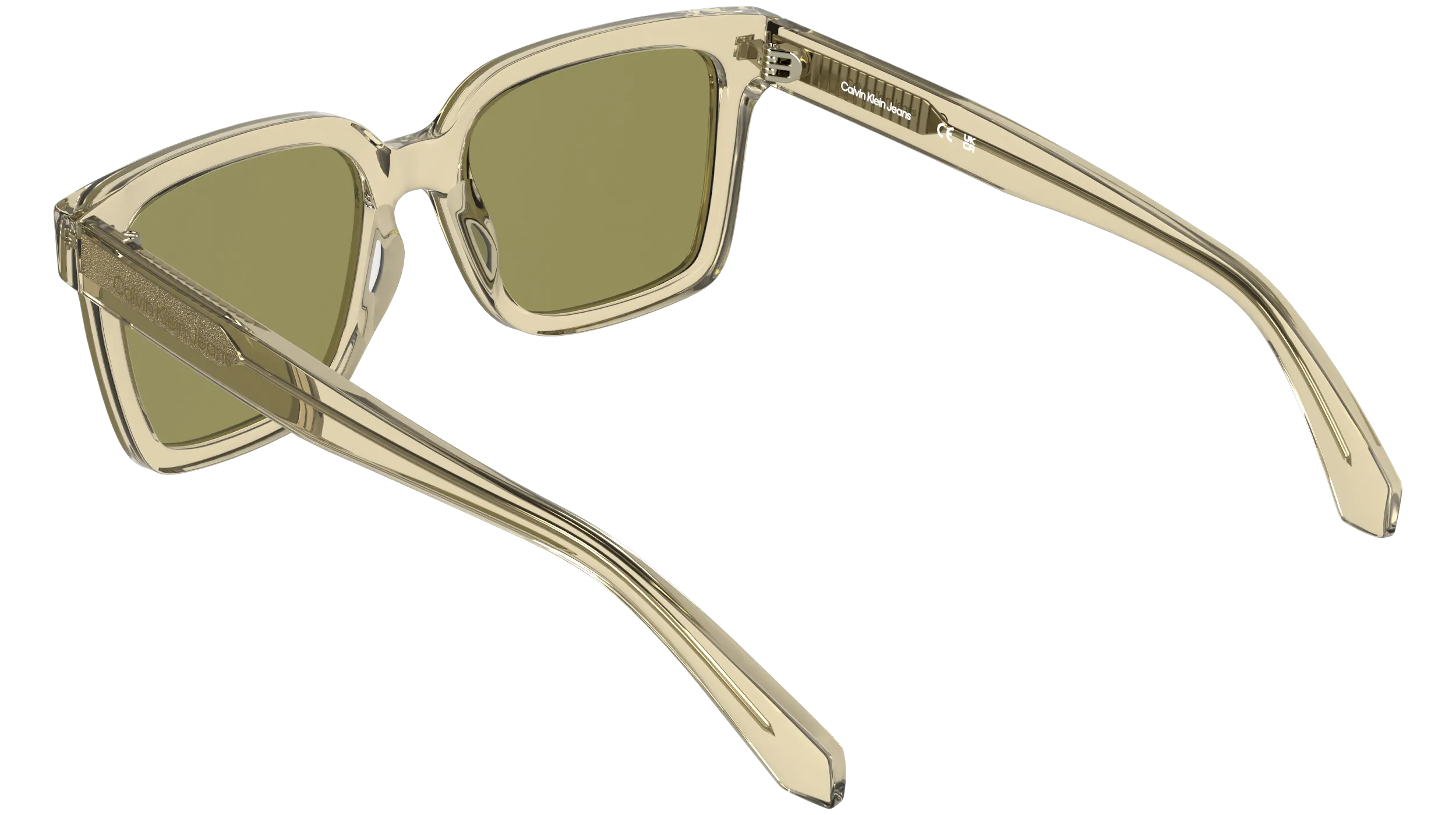 Calvin Klein Junior Calvin Klein CKJ26301S 746 Occhiali da sole bambino Acetato Marrone Squadrata Normale - immagine 4
