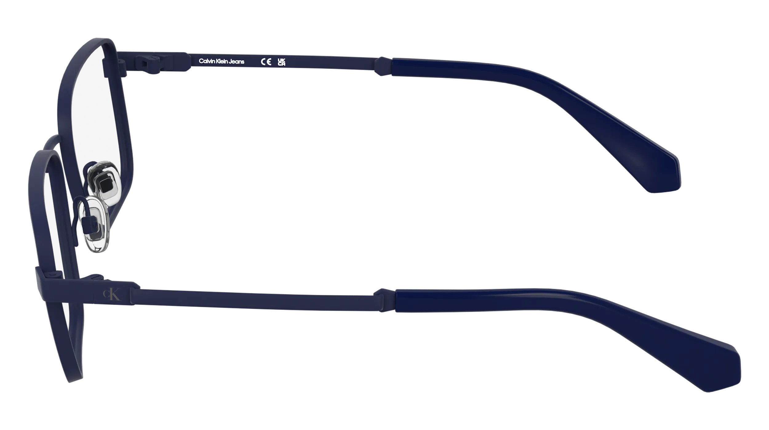 Calvin Klein Junior Calvin Klein CKJ26305 400 Montature da vista bambino Metallo Blu Squadrata Normale - immagine 3