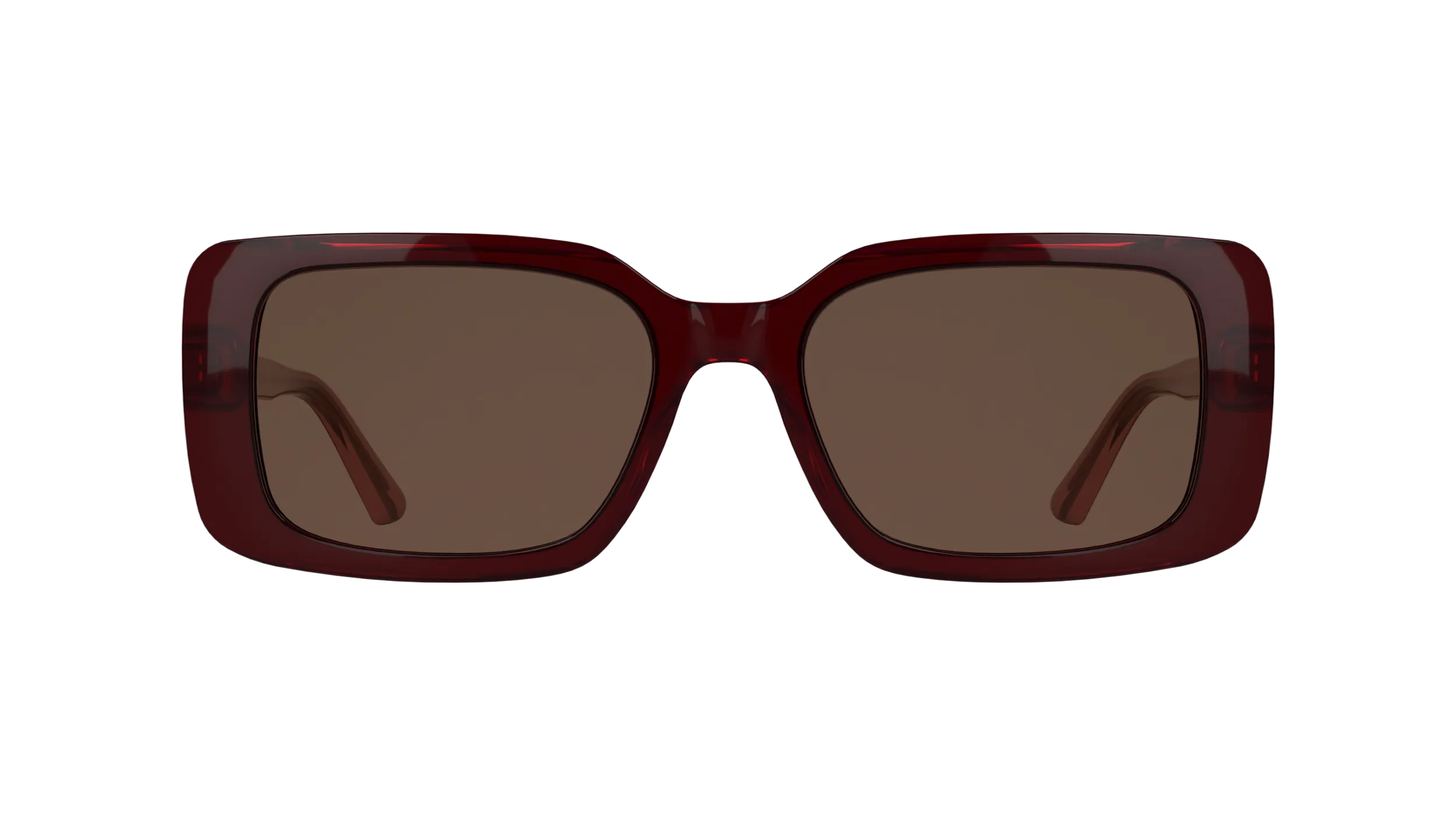 Calvin Klein CK26508S 605 Occhiali da sole Bio-iniettato Bordeaux Bordeaux Squadrata Normale - immagine 2